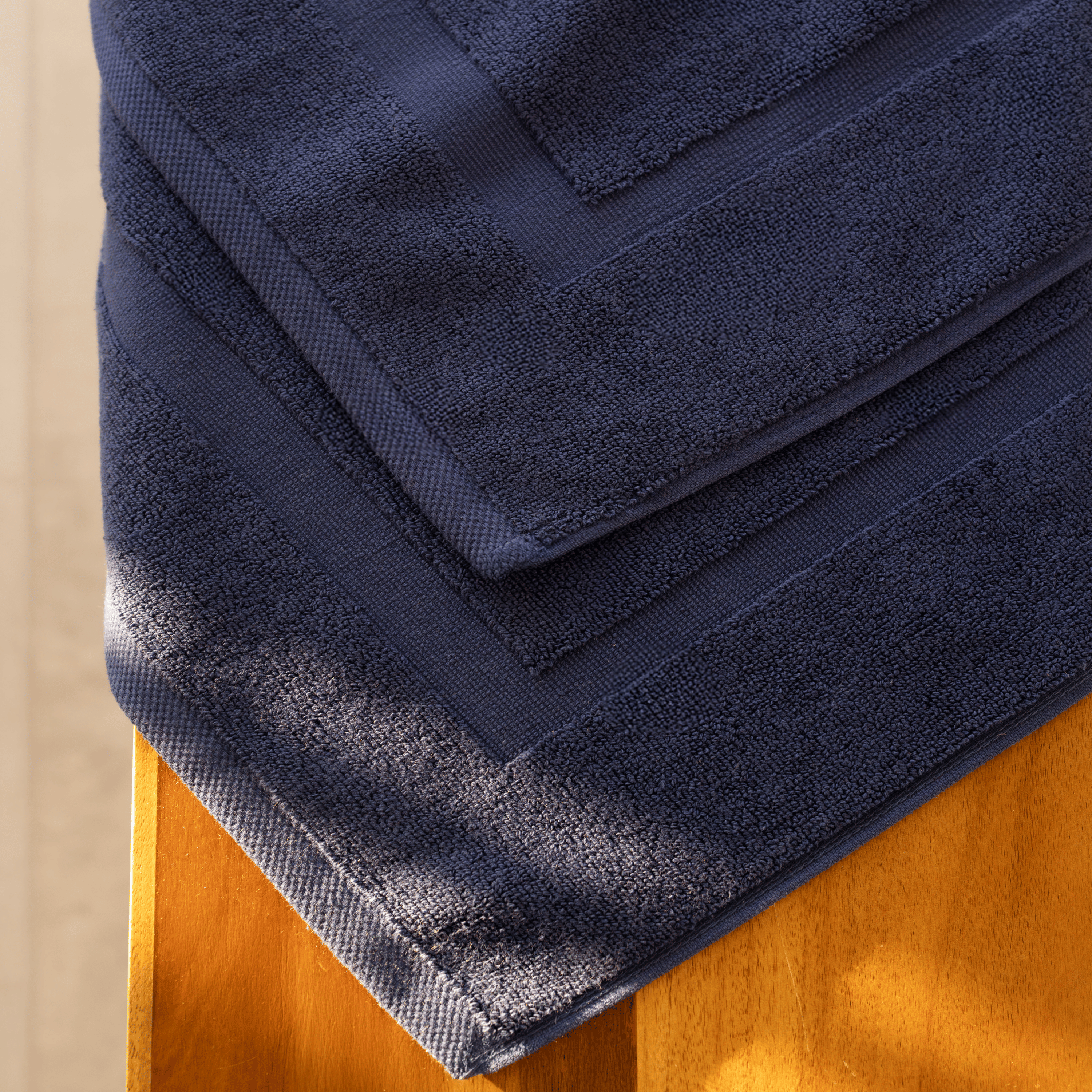 PANEL BANDED 2 PC BATH MAT SET