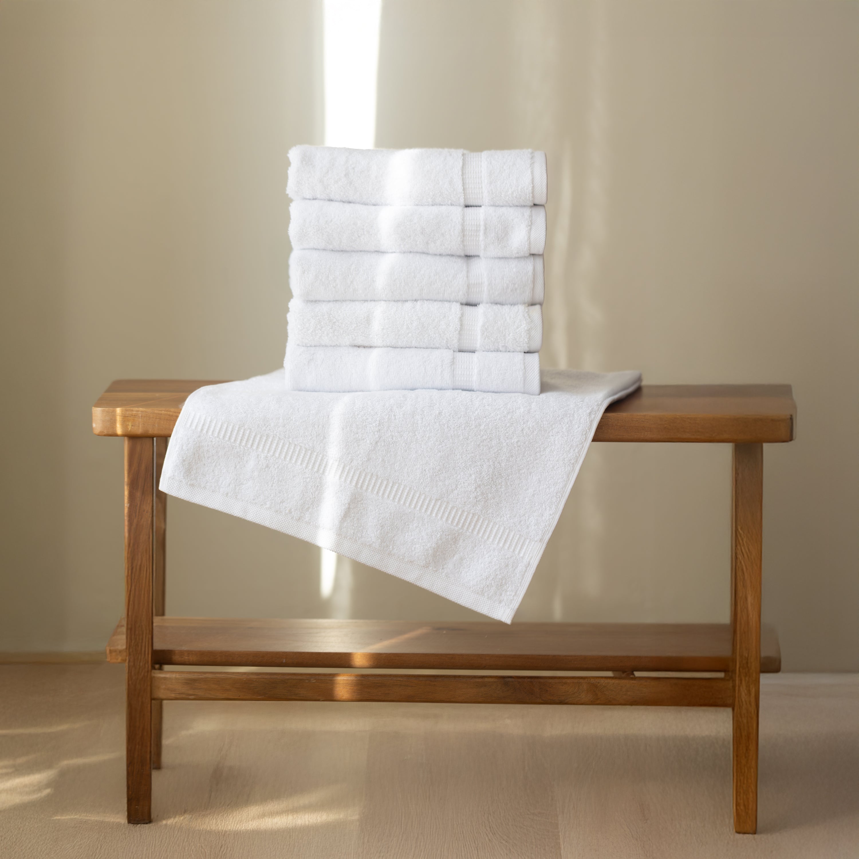 6 Piece Hand Towels - Wholesale Premium Towel Sets - 16 Set Case Pack