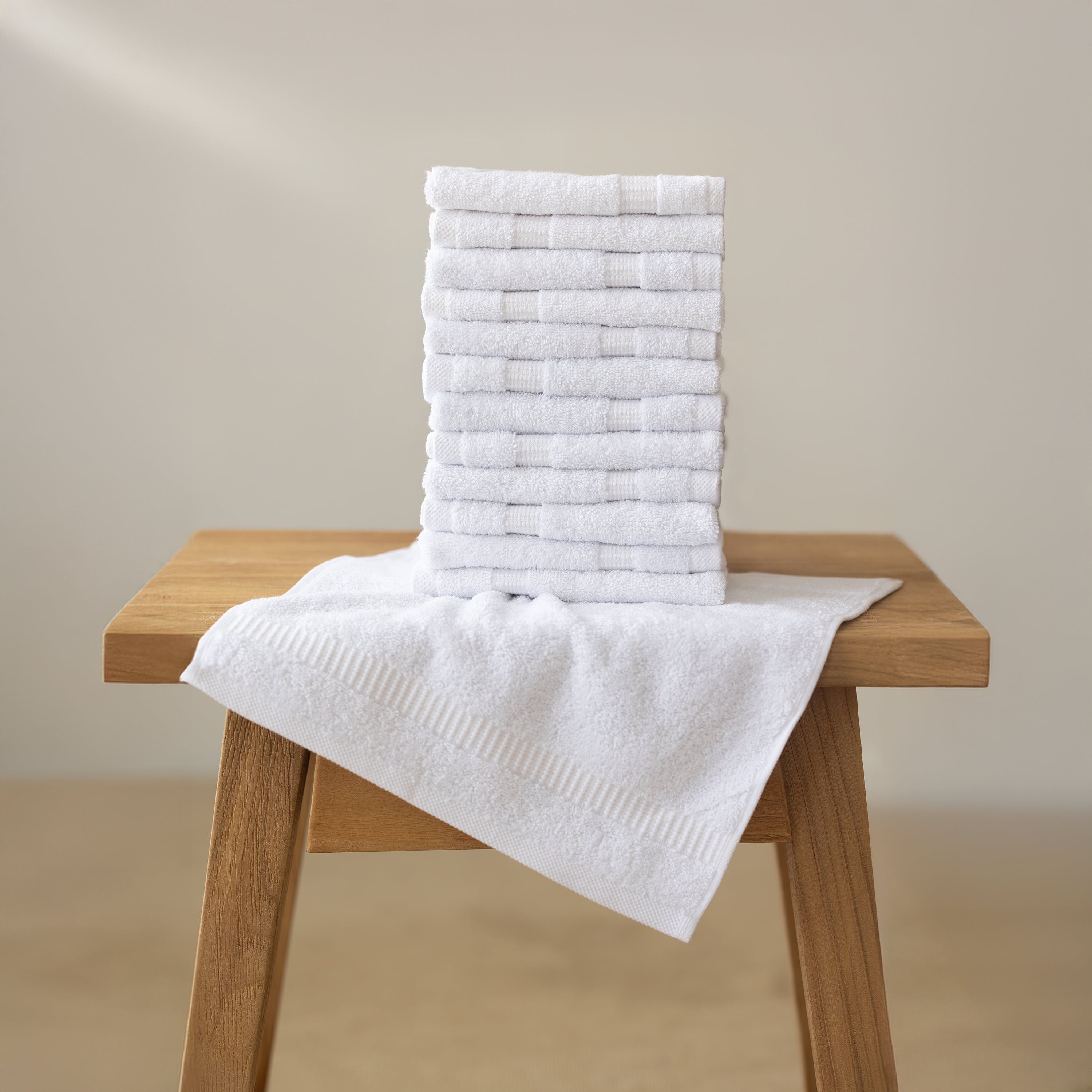 12 Piece Washcloths - Wholesale Premium Towel Sets - 22 Set Case Pack