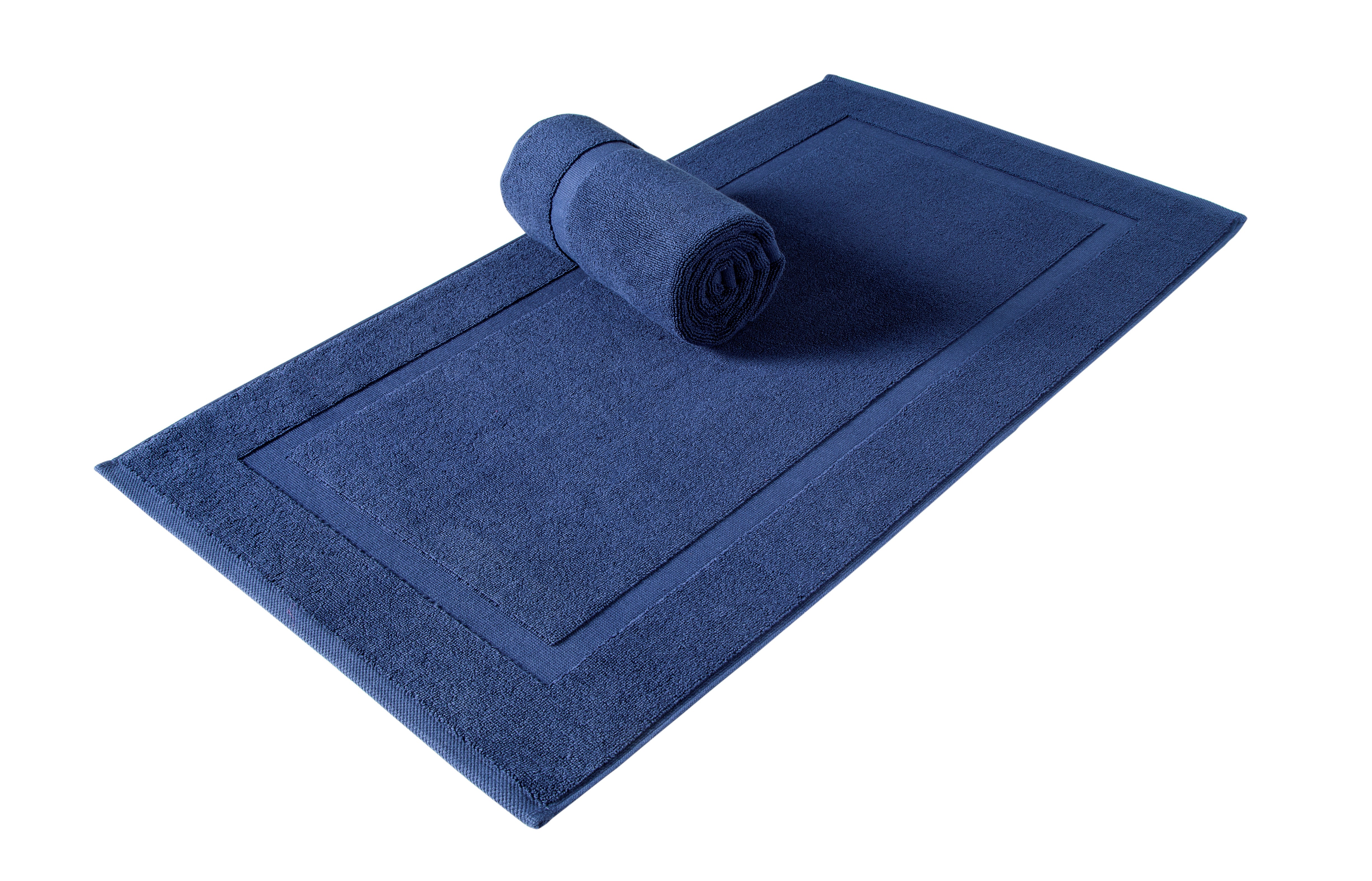 PANEL BANDED 2 PC BATH MAT SET