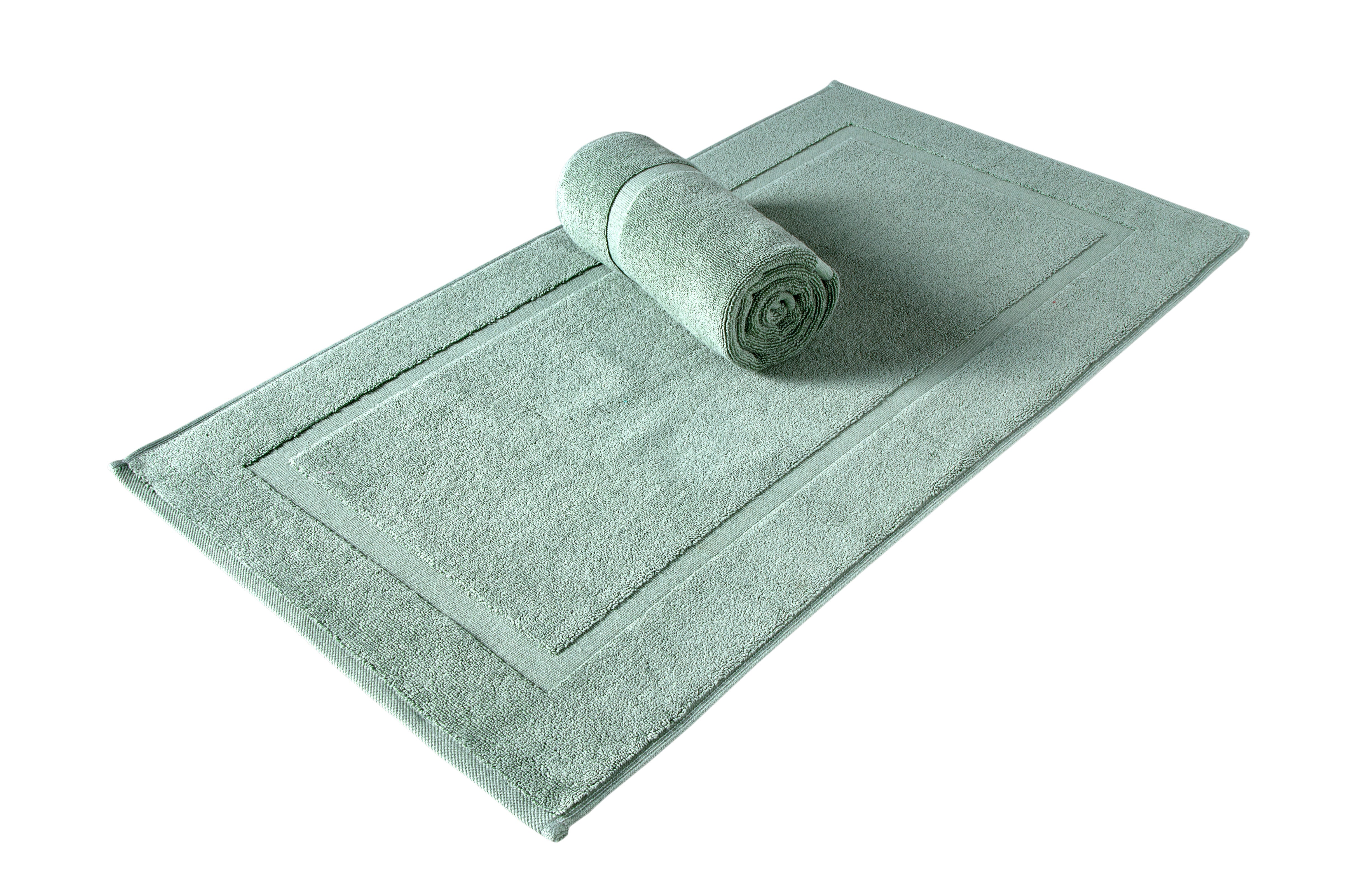 PANEL BANDED 2 PC BATH MAT SET