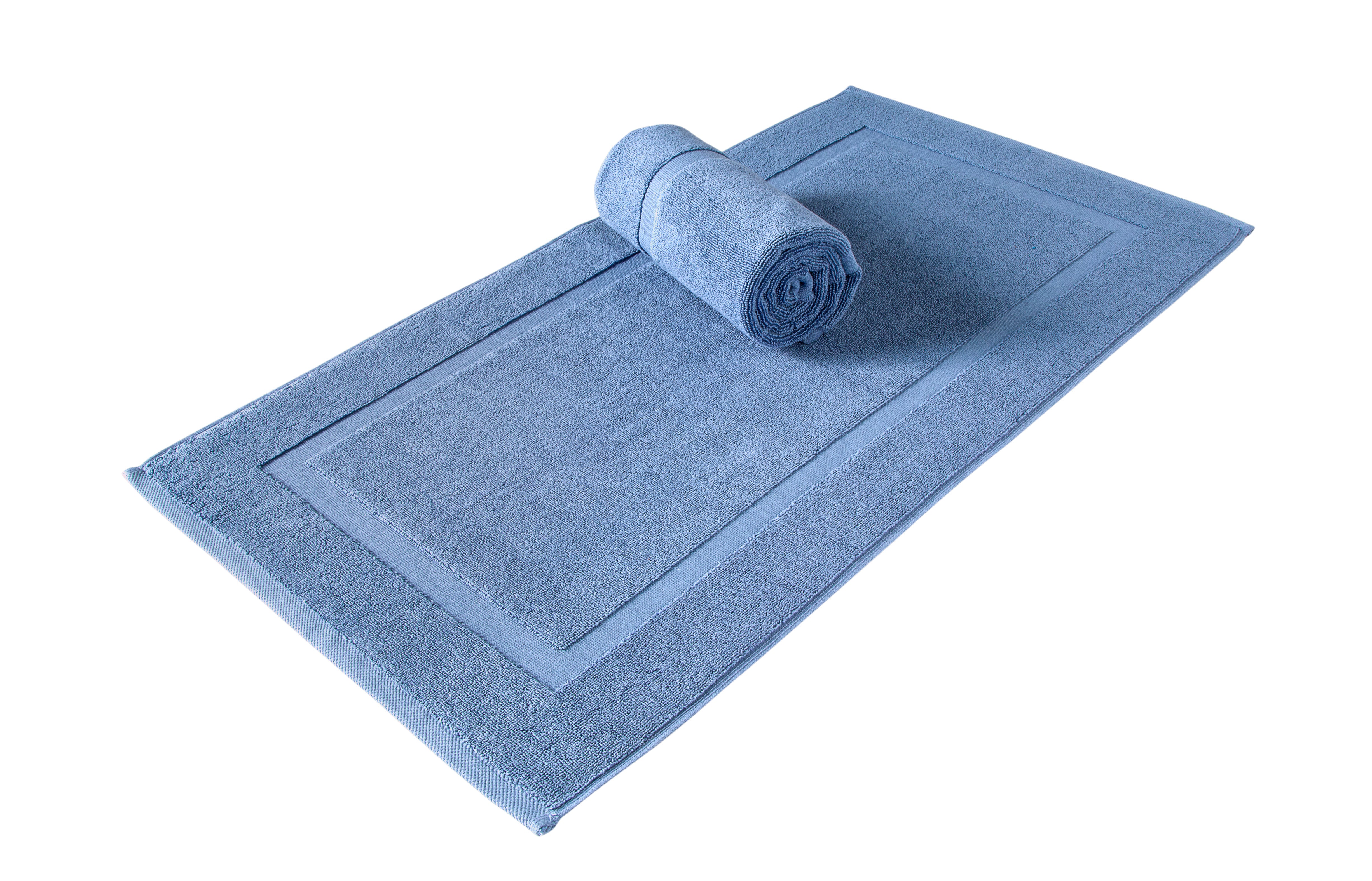 PANEL BANDED 2 PC BATH MAT SET