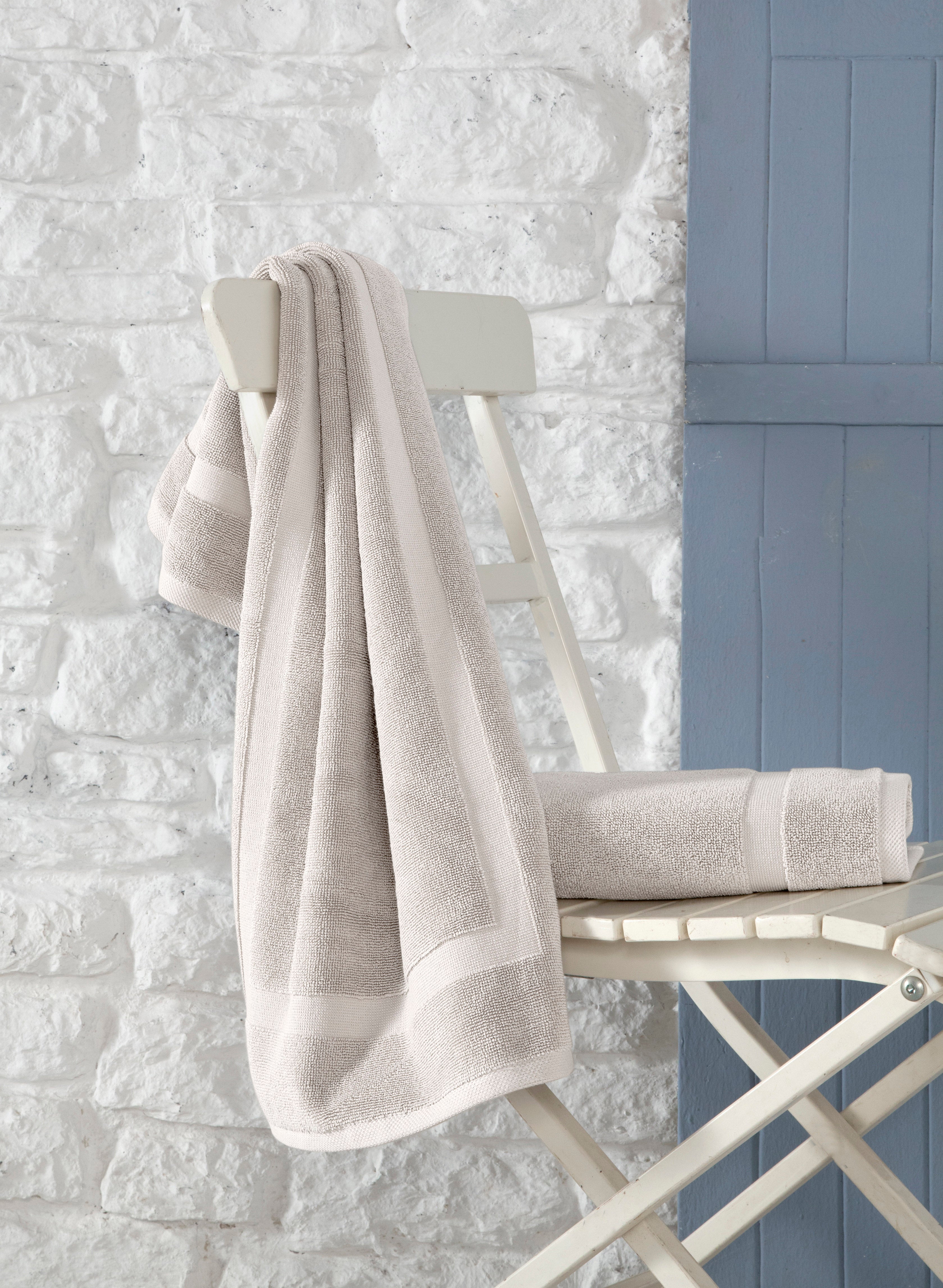 PANEL BANDED 2 PC BATH MAT SET 20X34