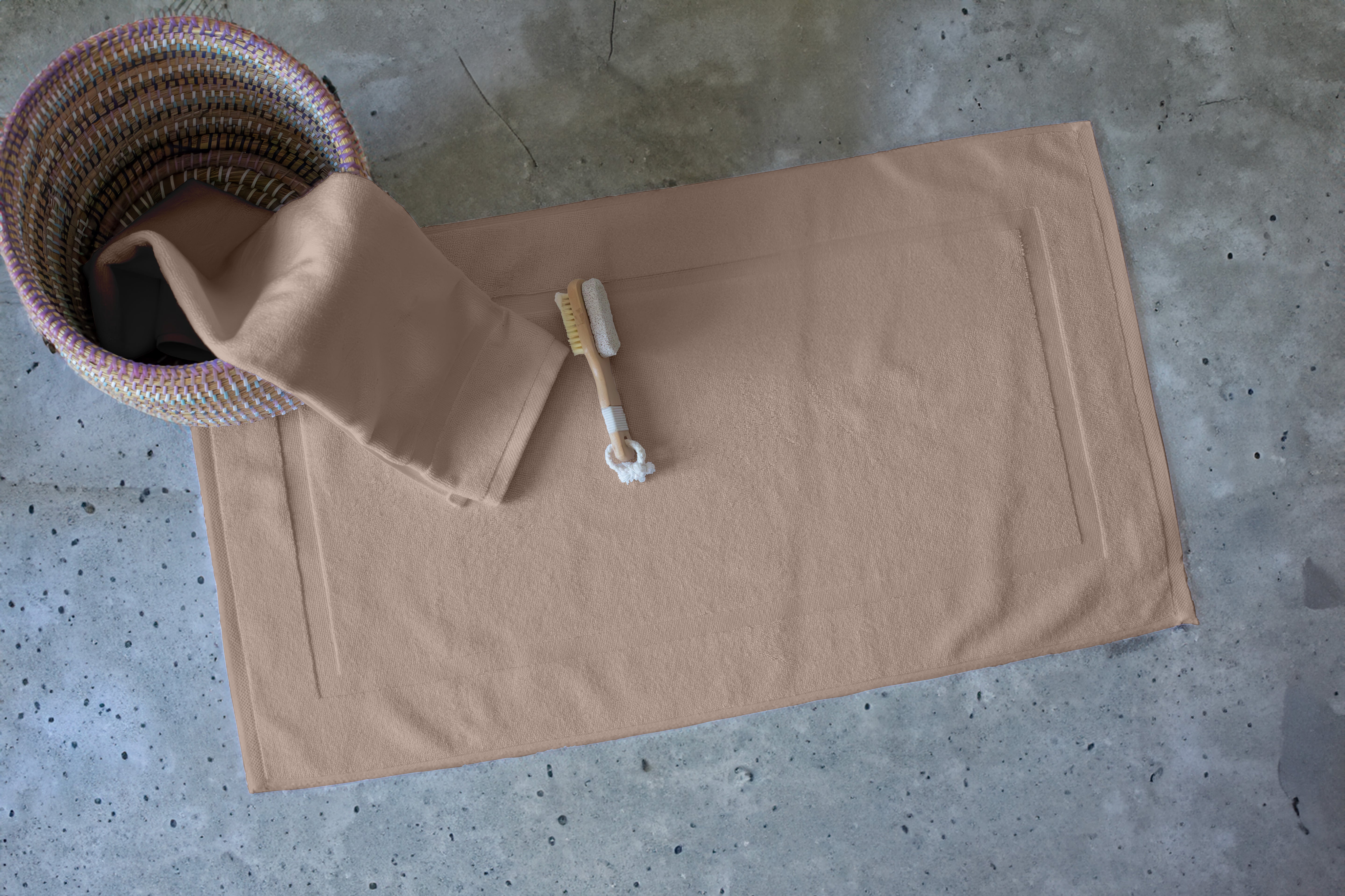 PANEL BANDED 2 PC BATH MAT SET 20X34