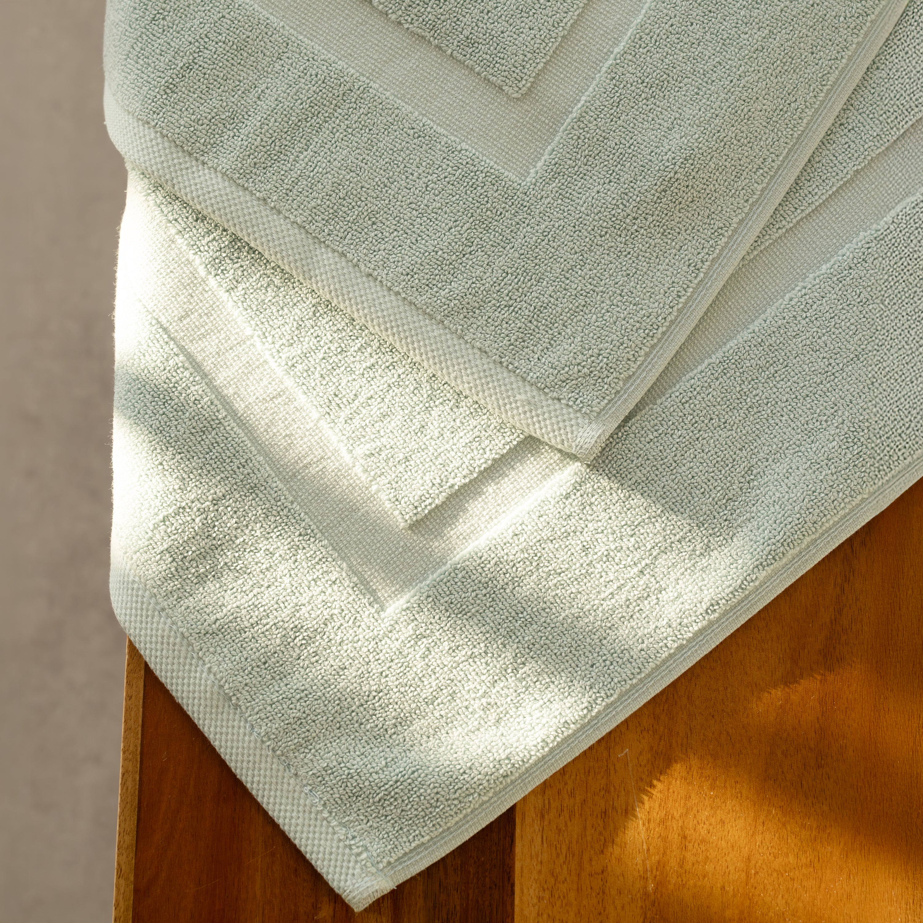 PANEL BANDED 2 PC BATH MAT SET