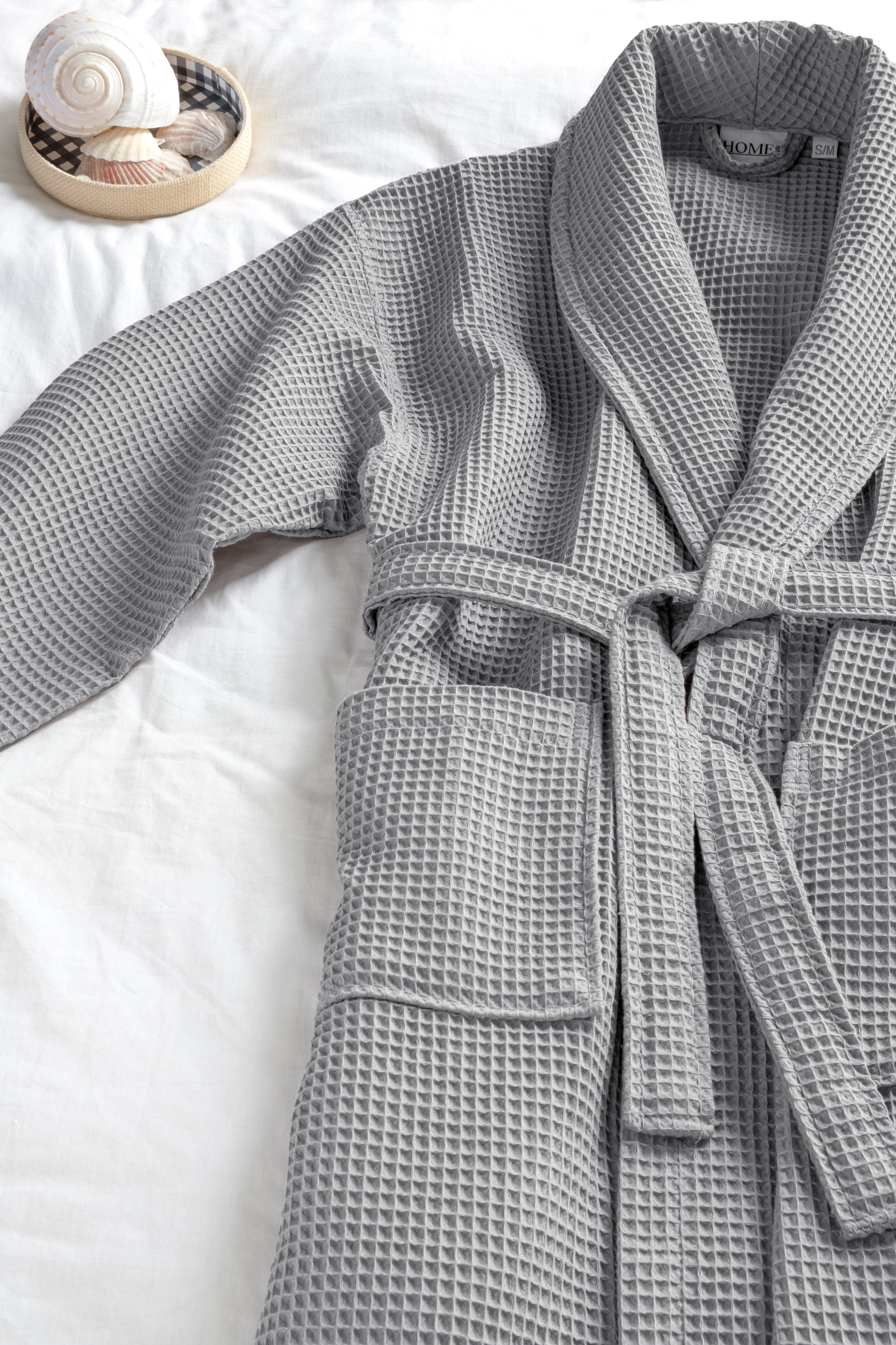 WAFFLE BATHROBE