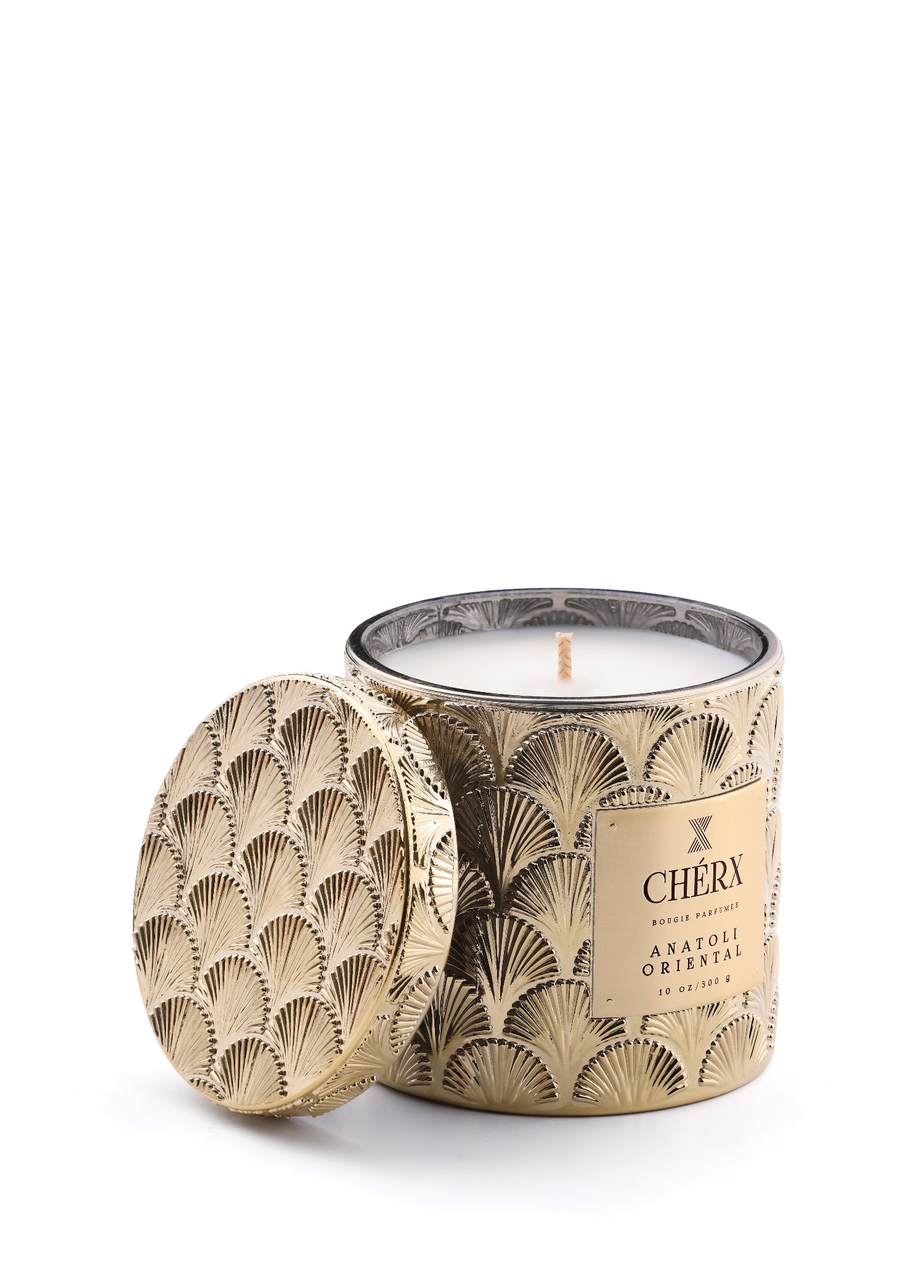 Anatoli Oriental Glass Jar Candle