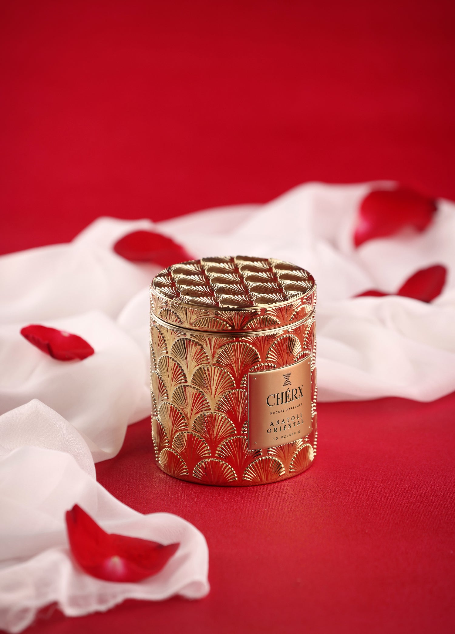 Anatoli Oriental Glass Jar Candle