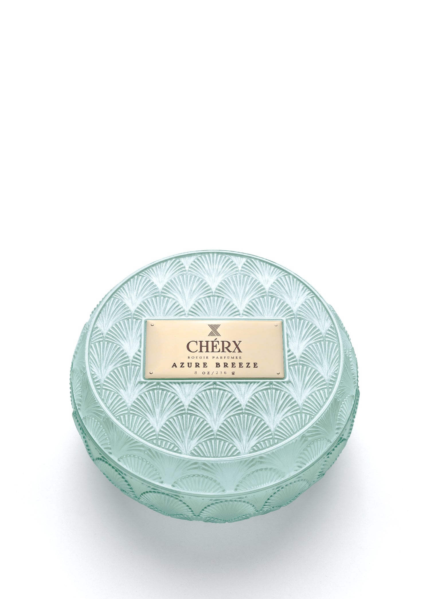 Azure Breeze Glass Bowl Candle