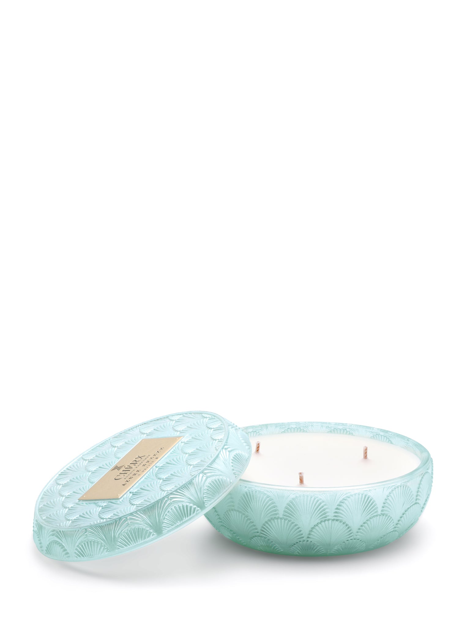 Azure Breeze Glass Bowl Candle