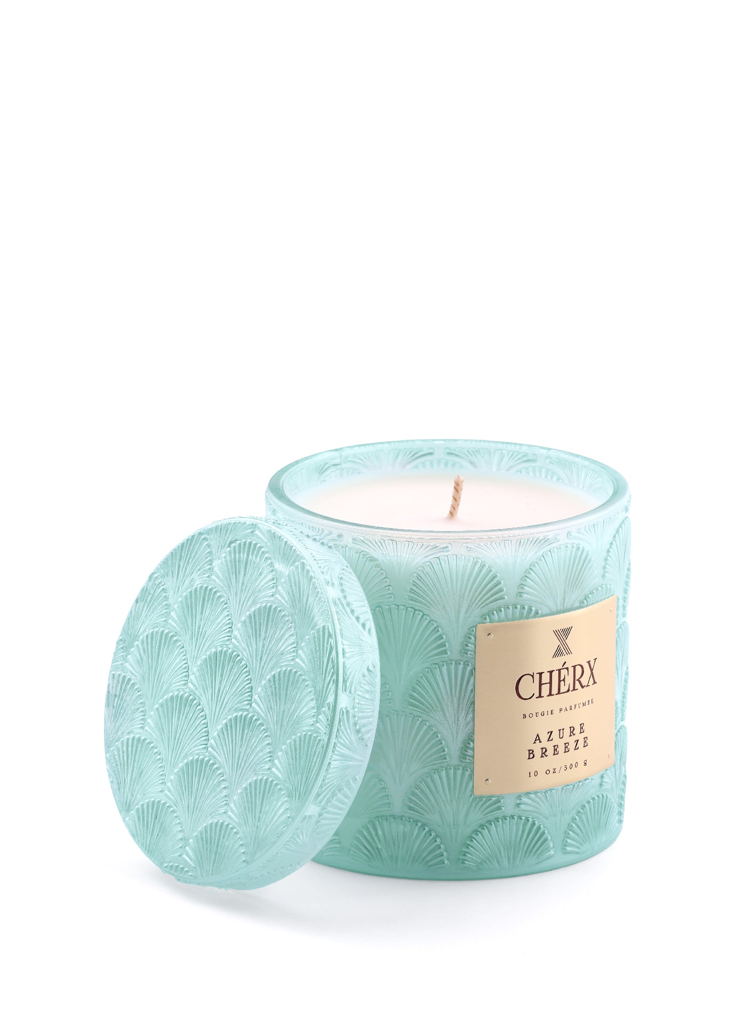 Azure Breeze Glass Jar Candle