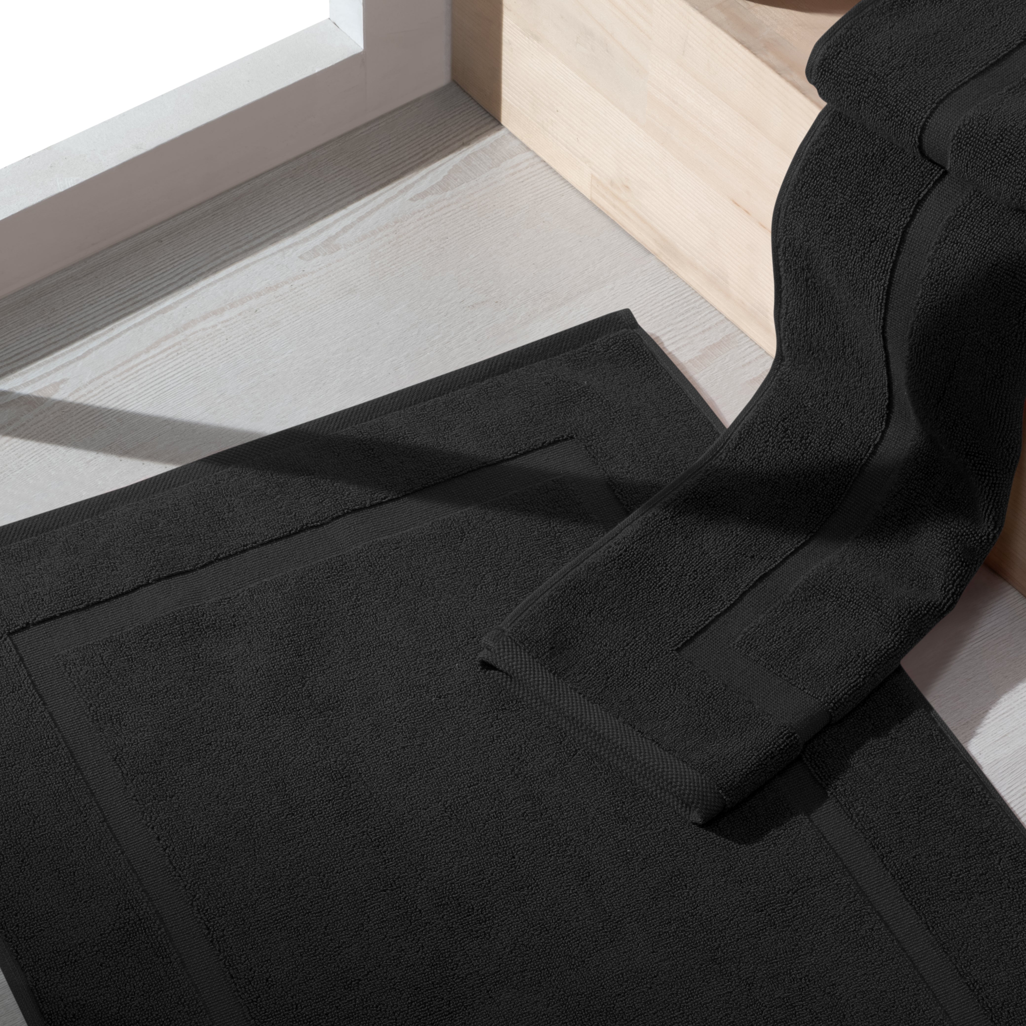 PANEL BANDED 2 PC BATH MAT SET