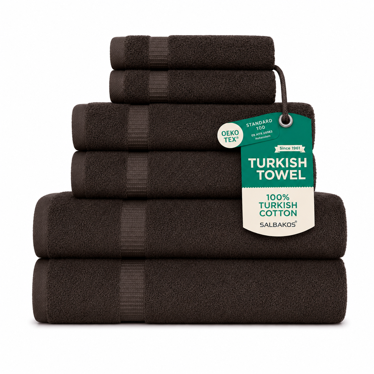 CAMBRIDGE 6-TEILIGES HANDTUCH-SET