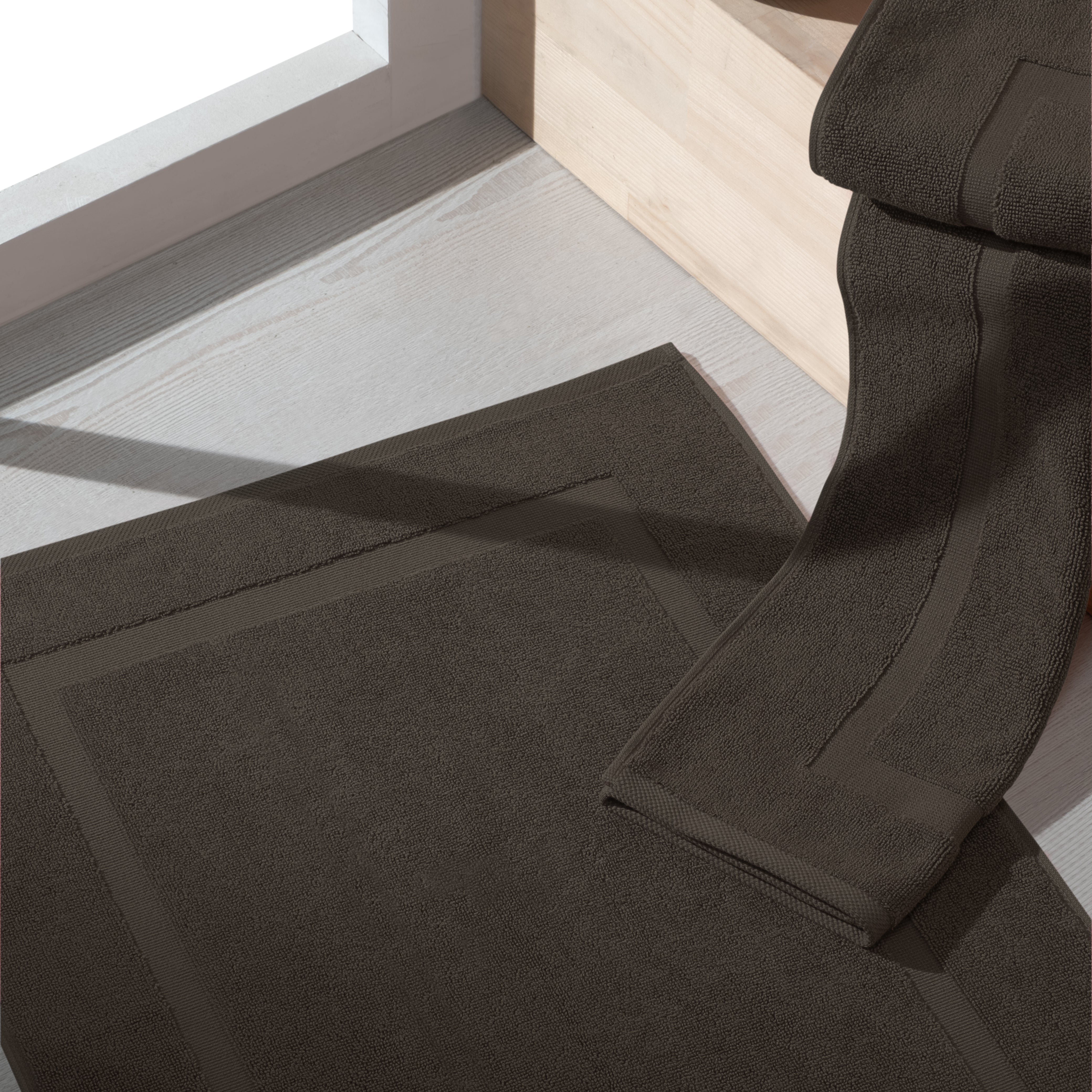 PANEL BANDED 2 PC BATH MAT SET