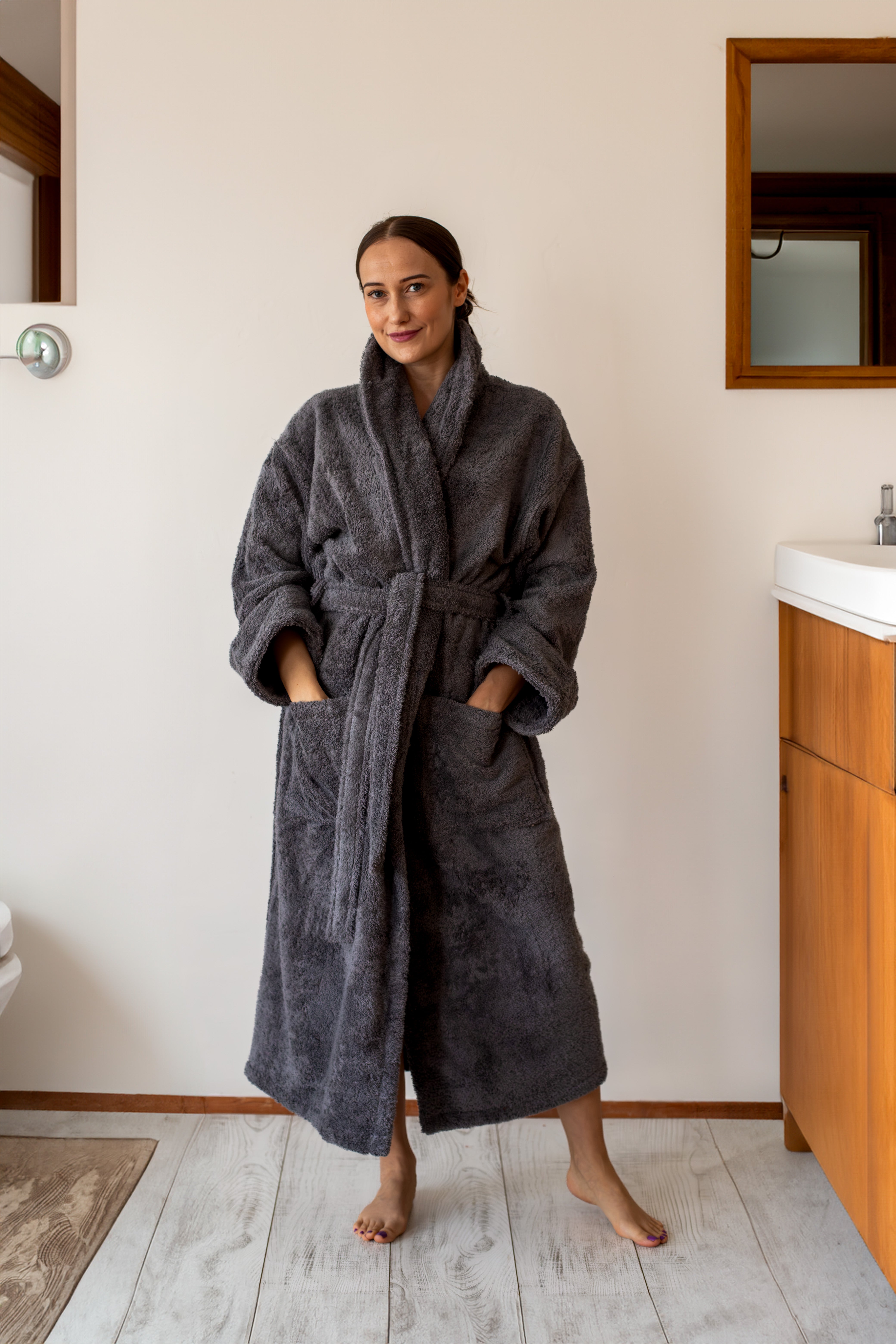 550 GSM Shawl Terry Robe