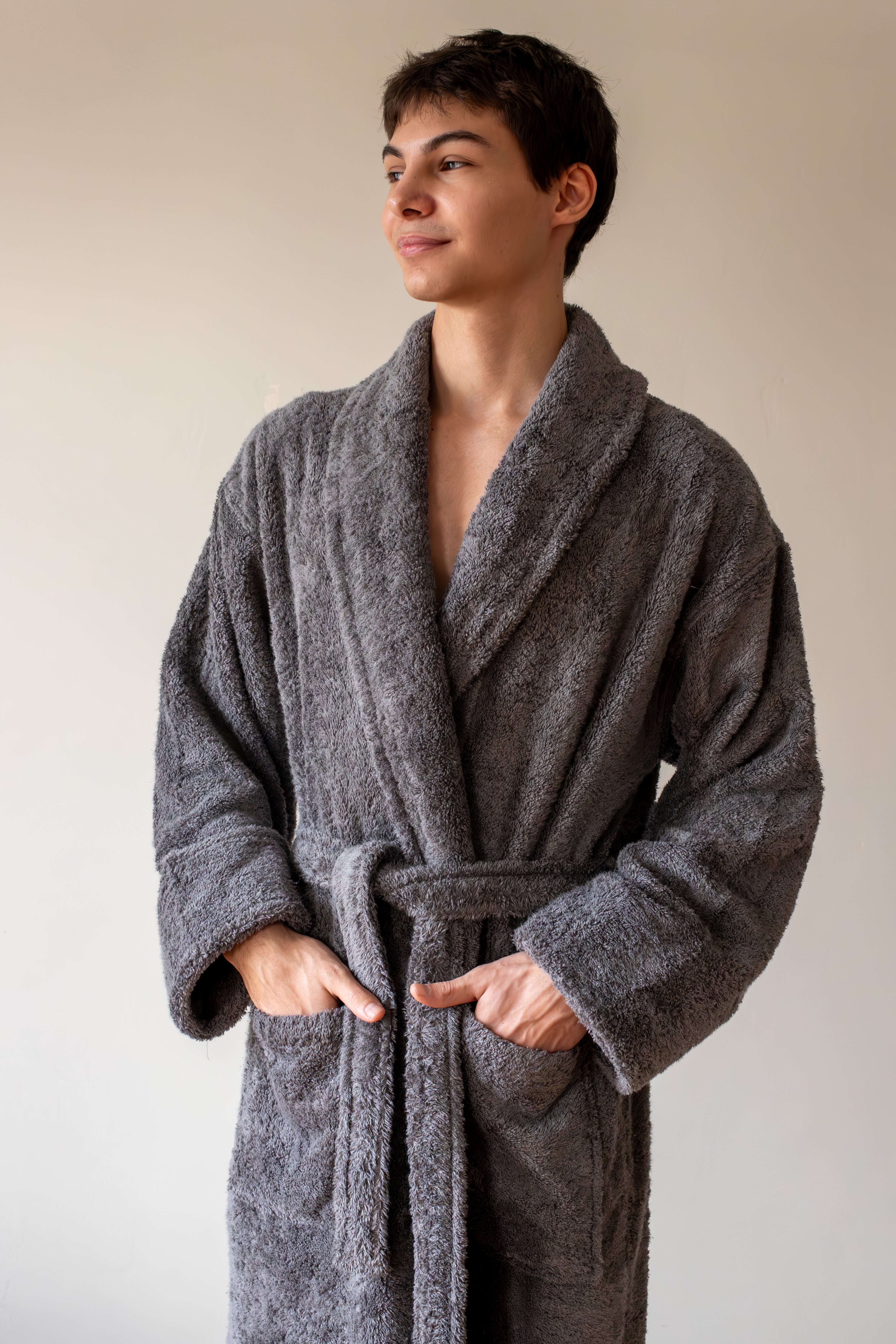 550 GSM Shawl Terry Robe