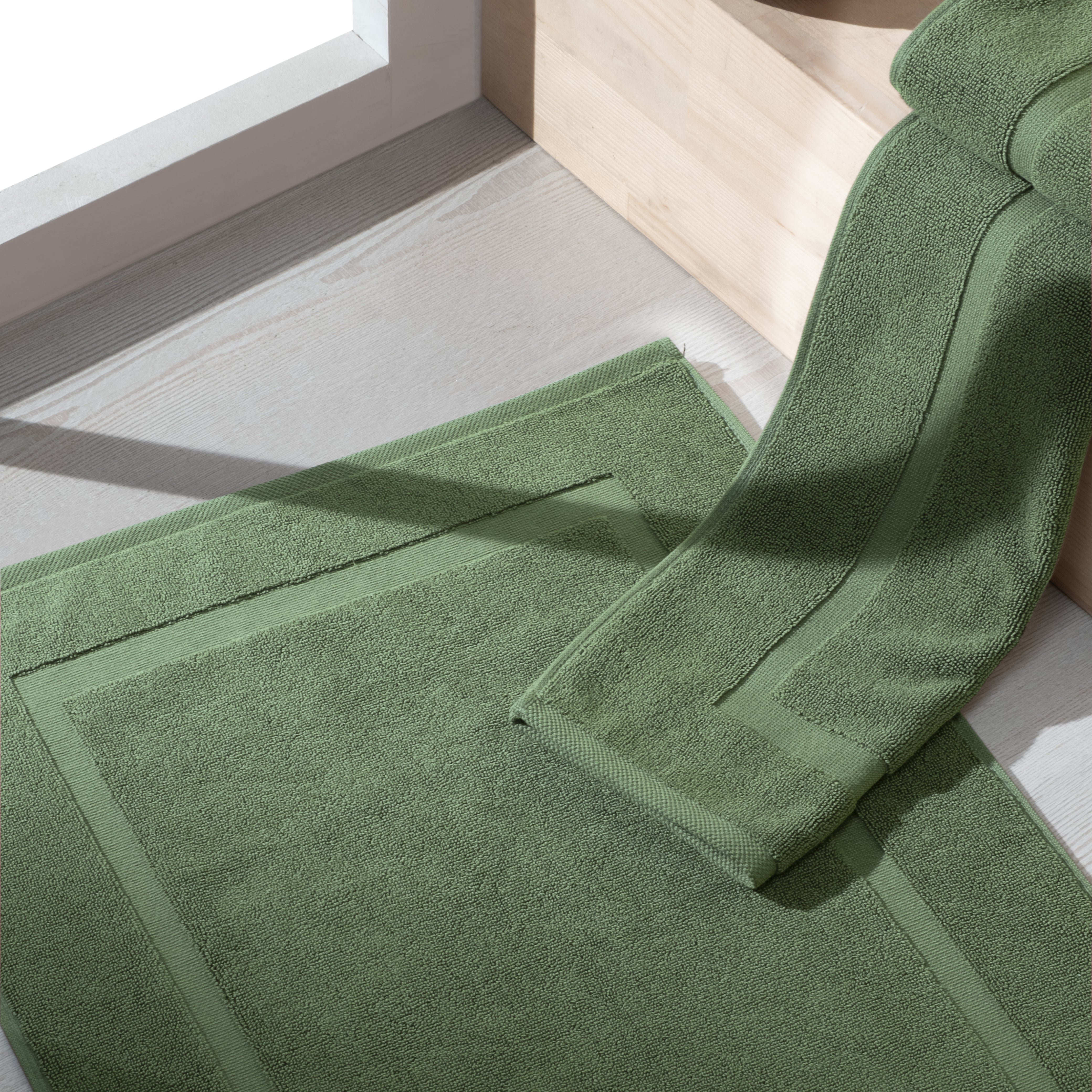 PANEL BANDED 2 PC BATH MAT SET