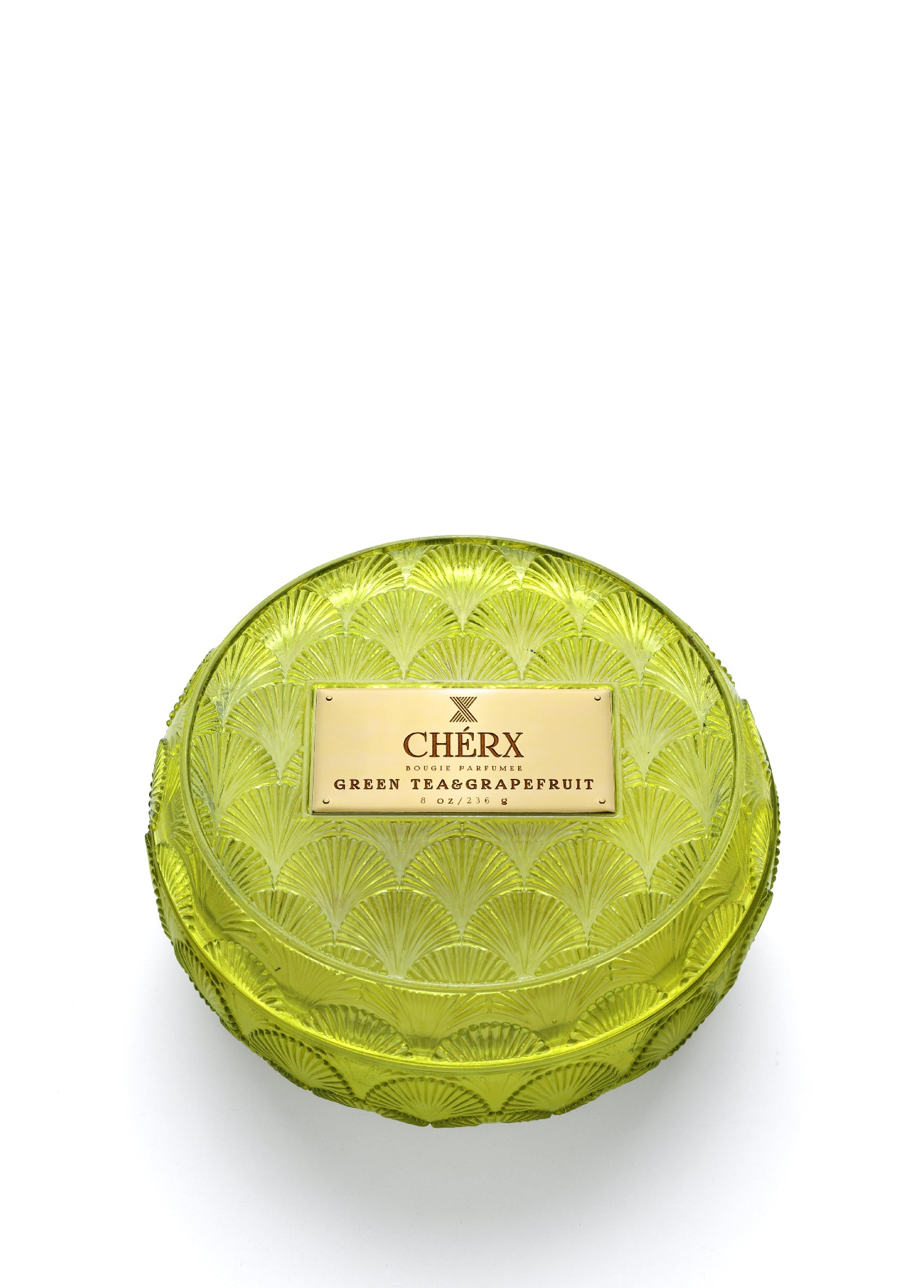 Green Tea & Grapefruit Glass Bowl Candle