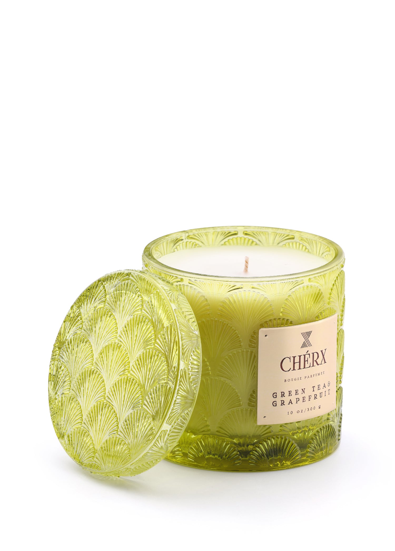 Green Tea & Grapefruit Glass Jar Candle