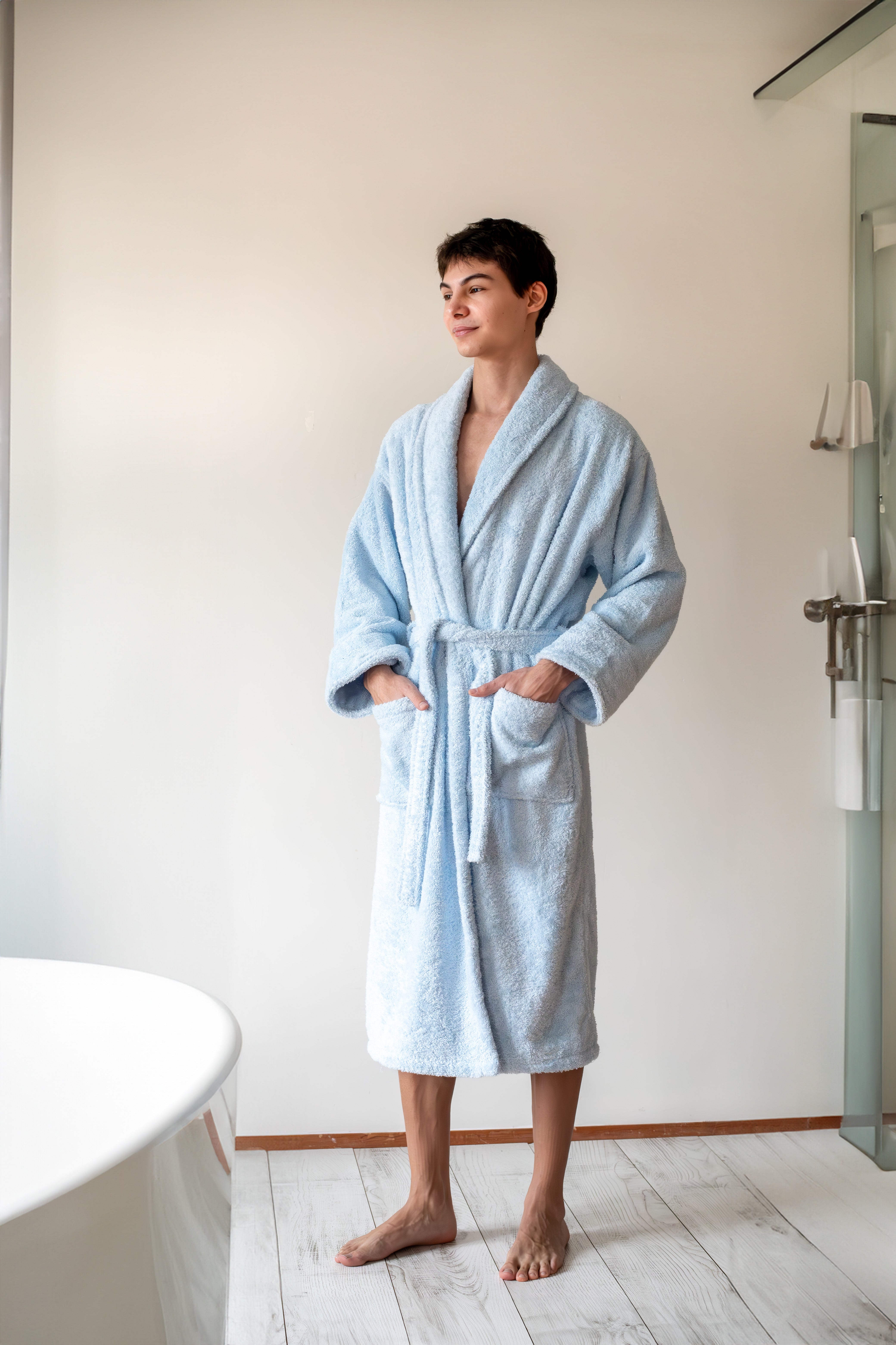 550 GSM Shawl Terry Robe