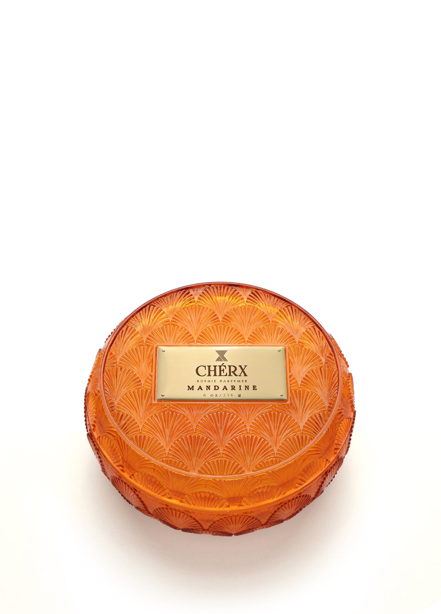 Mandarine Glass Bowl Candle