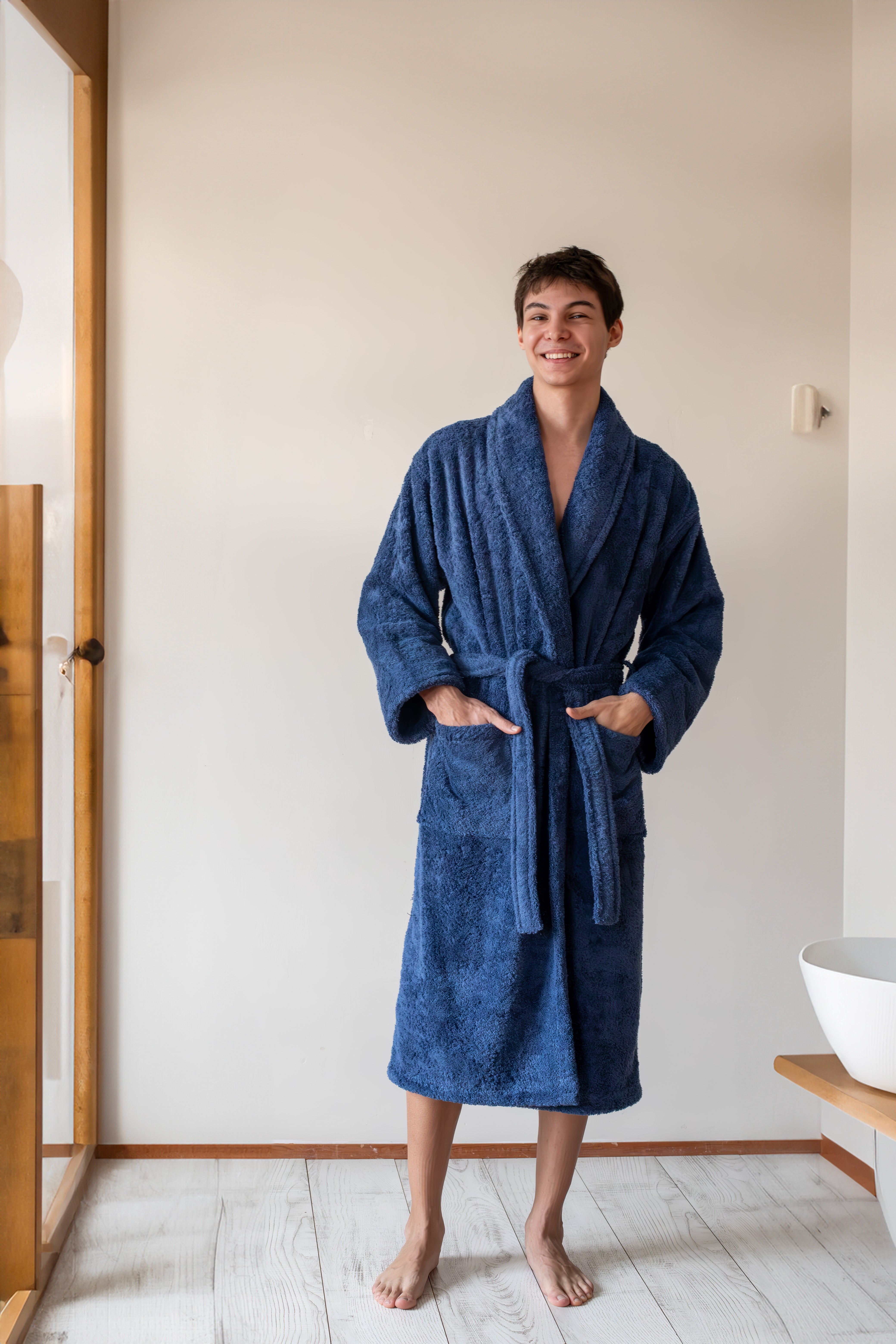 550 GSM Shawl Terry Robe
