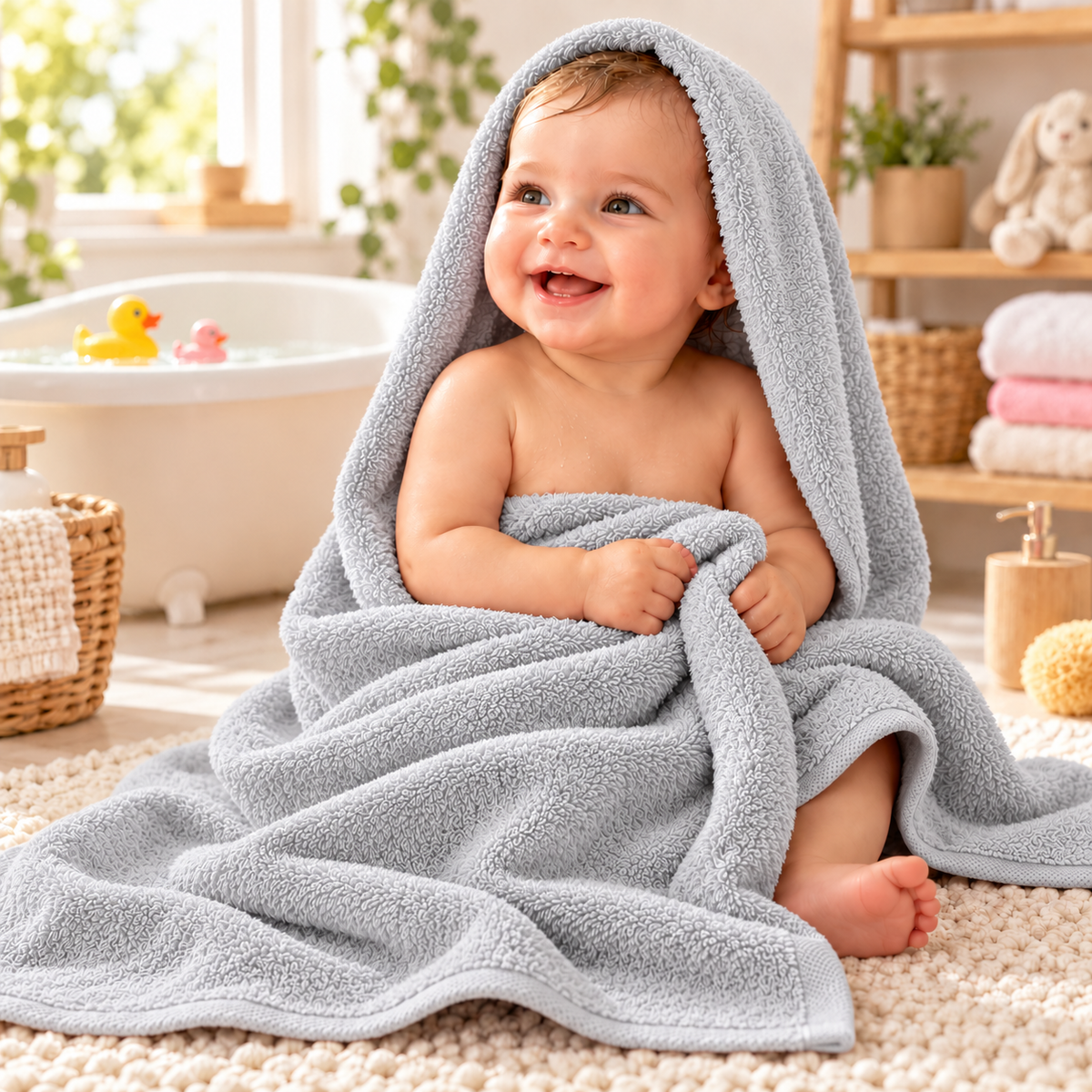 SALBAKOS Soft Baby Towel - 30x56"