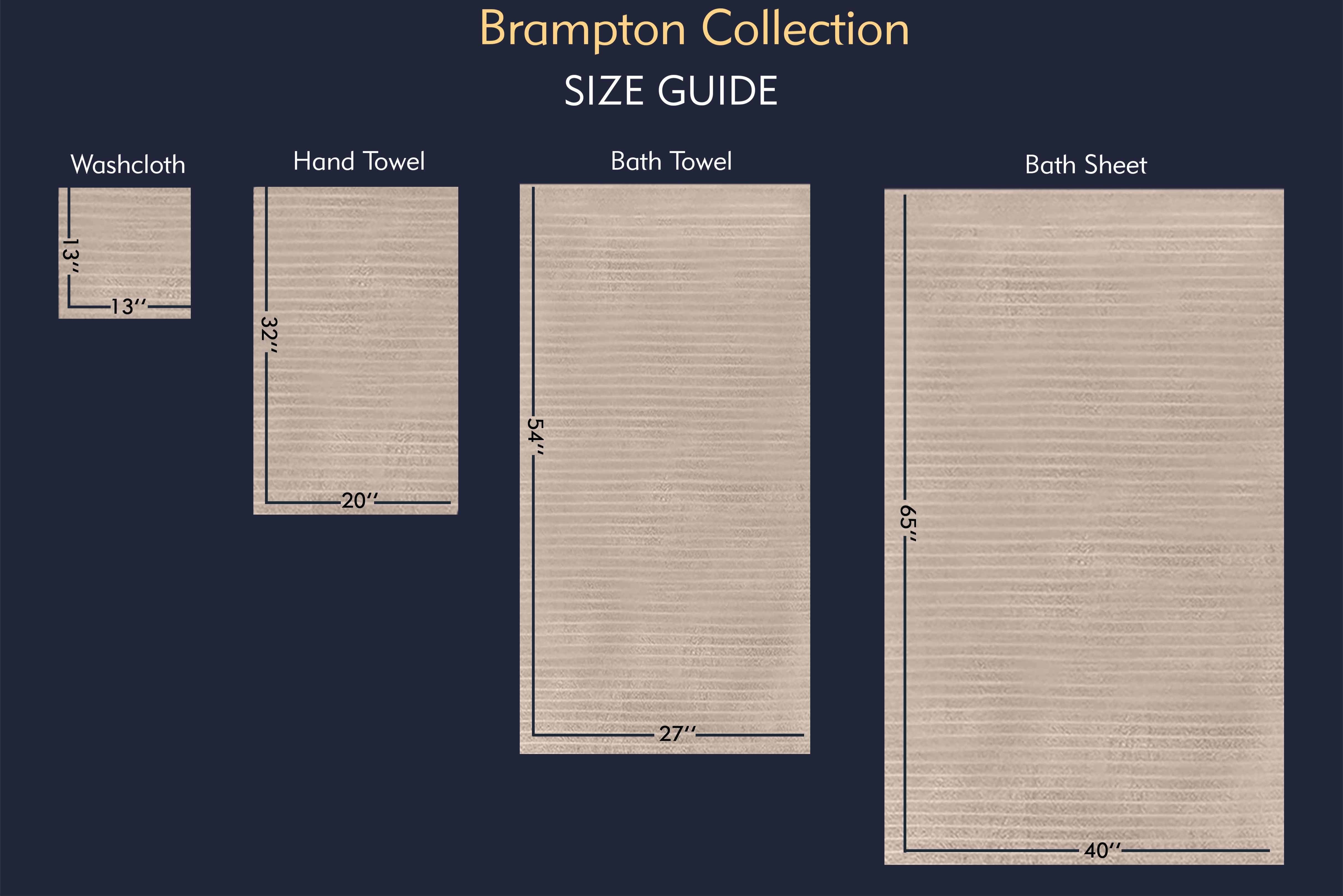 BRAMPTON BATH SHEET SET OF 3