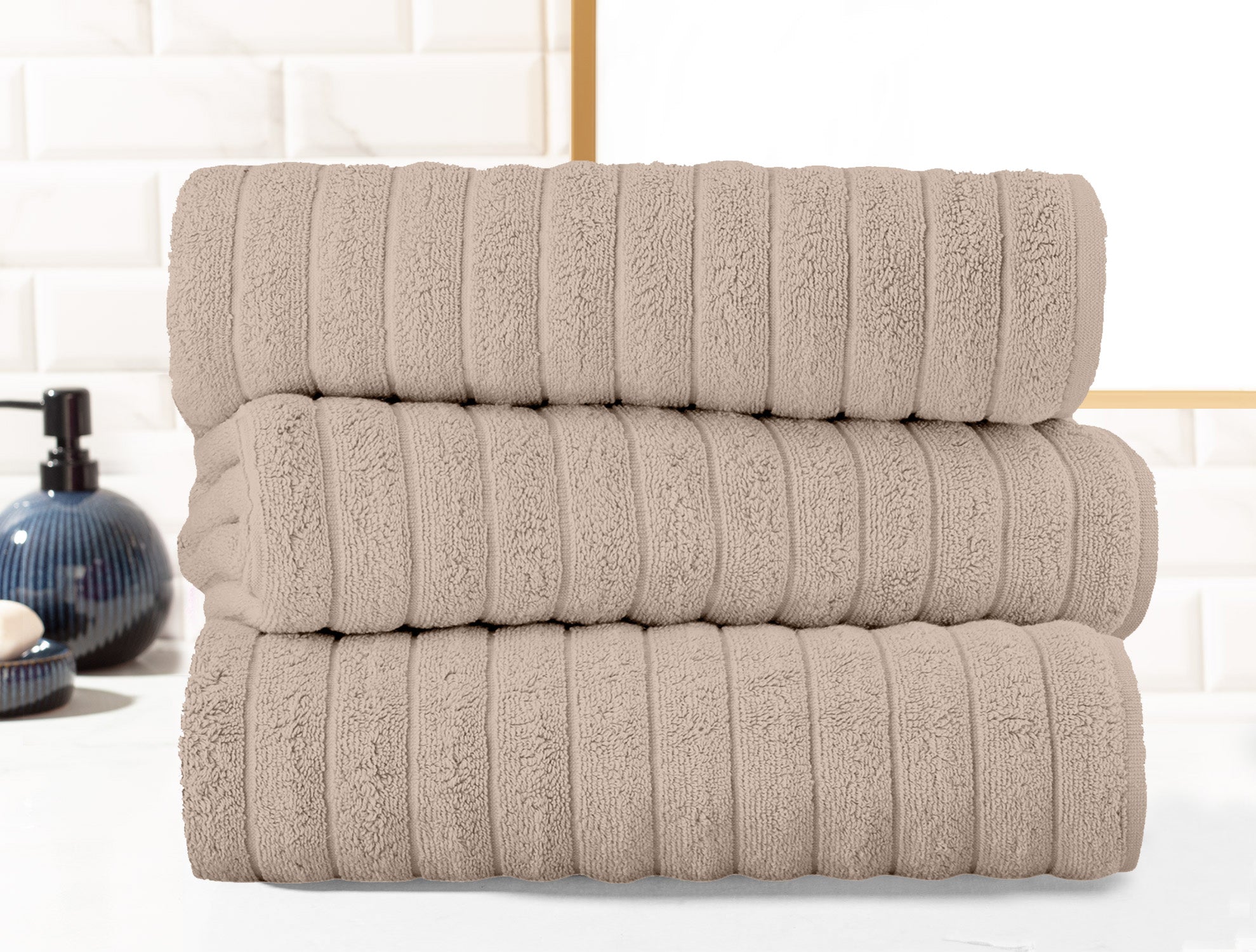BRAMPTON BATH SHEET SET OF 3