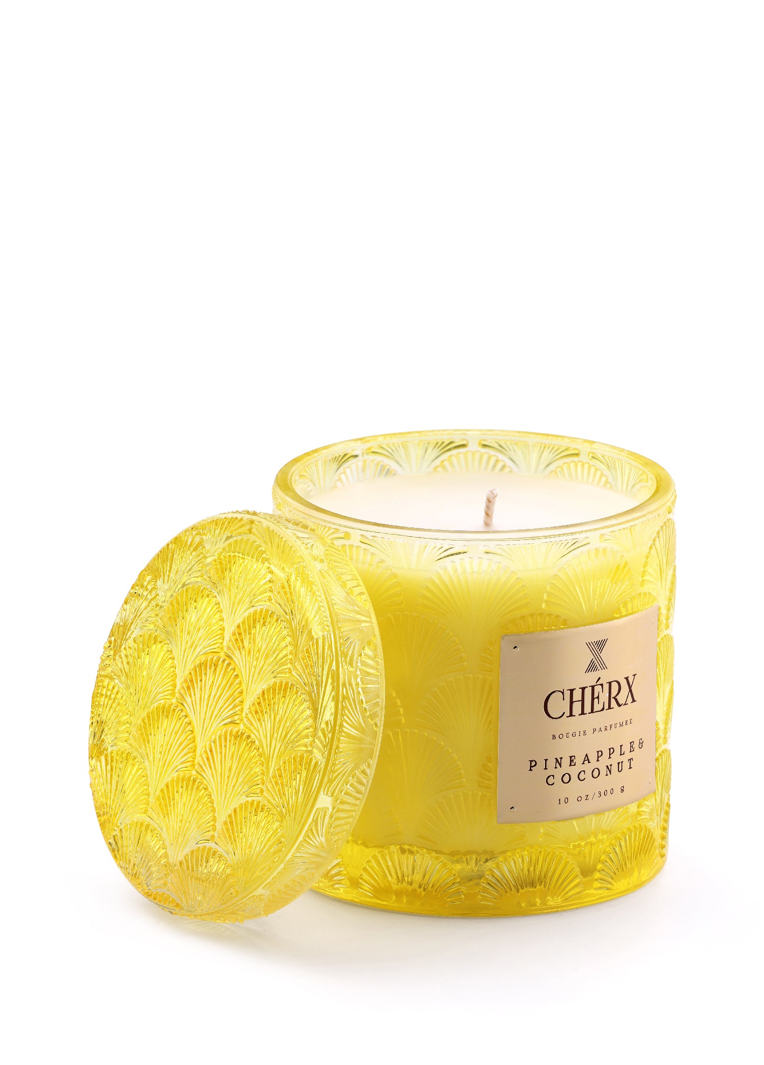 Pineapple & Coconut Glass Jar Candle