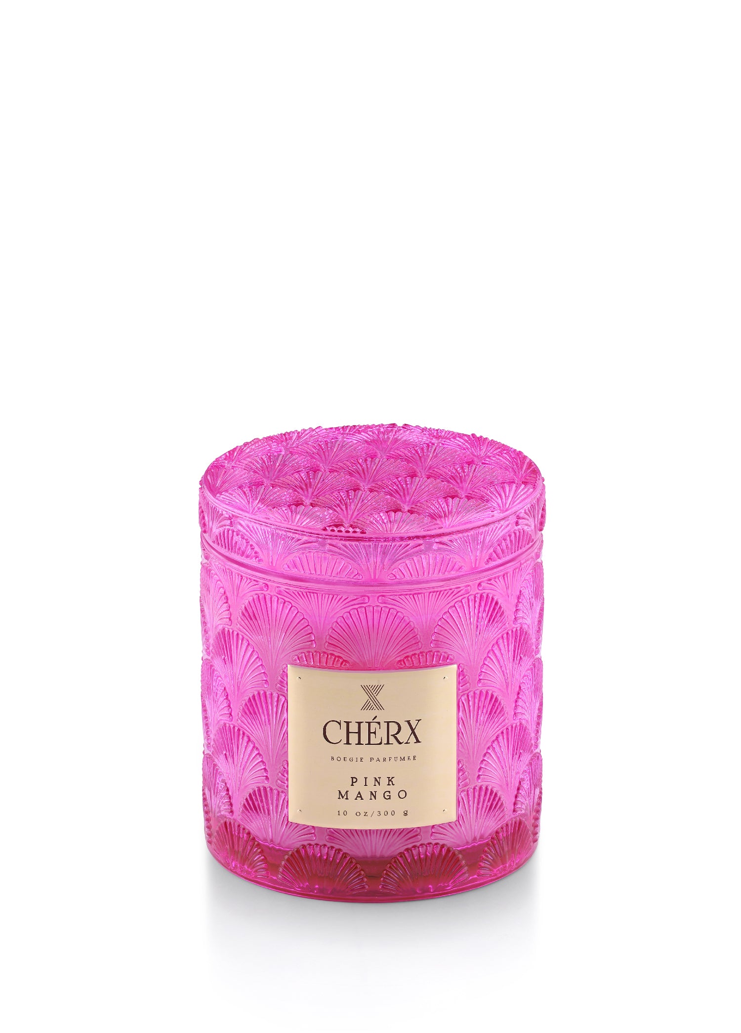 Pink Mango Glass Jar Candle