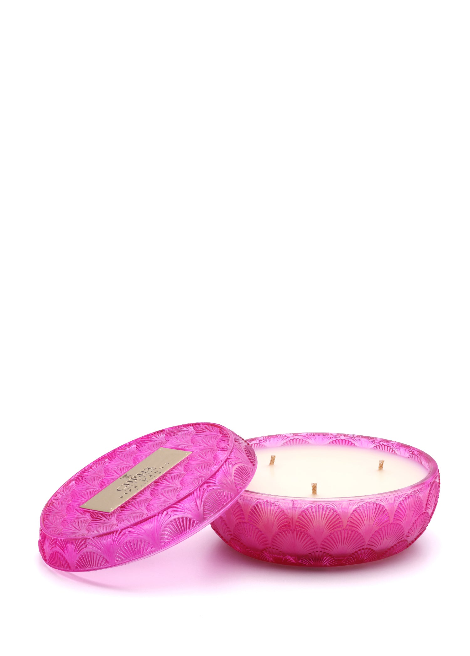 Pink Mango Glass Bowl Candle