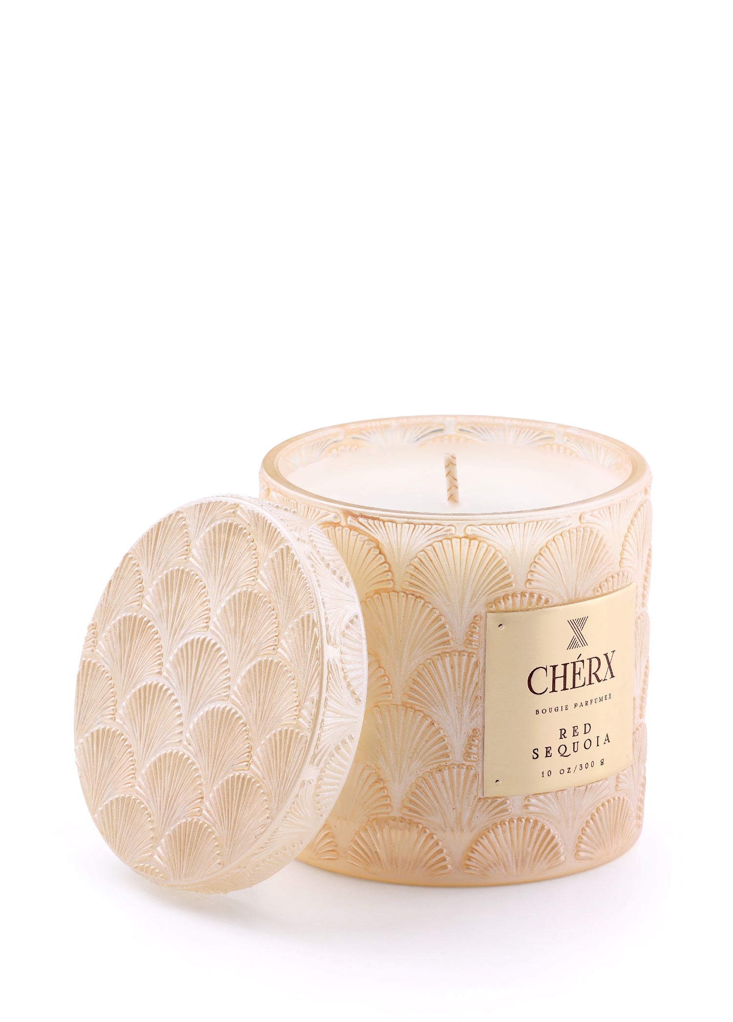 Red Sequoia Glass Jar Candle