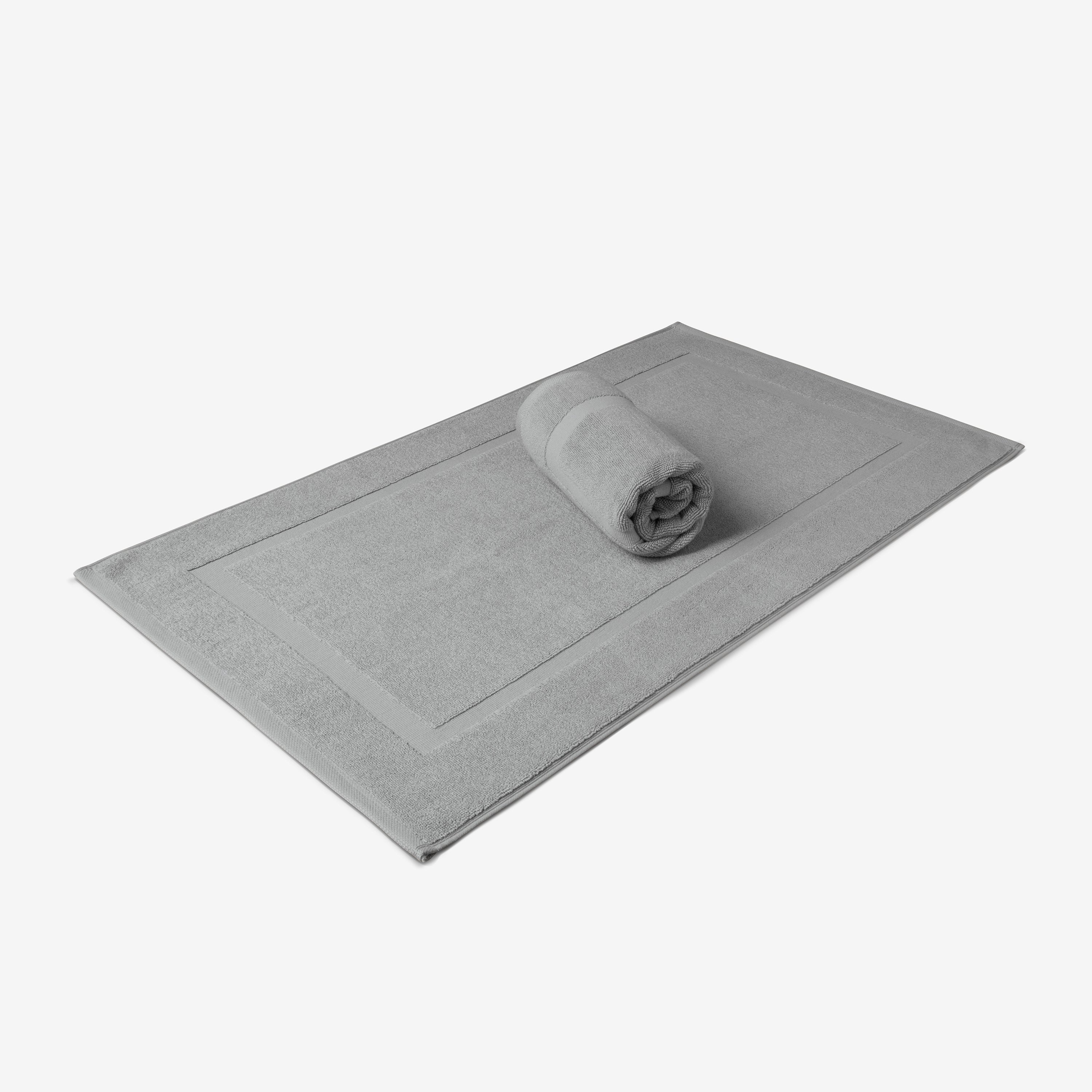 PANEL BANDED 2 PC BATH MAT SET