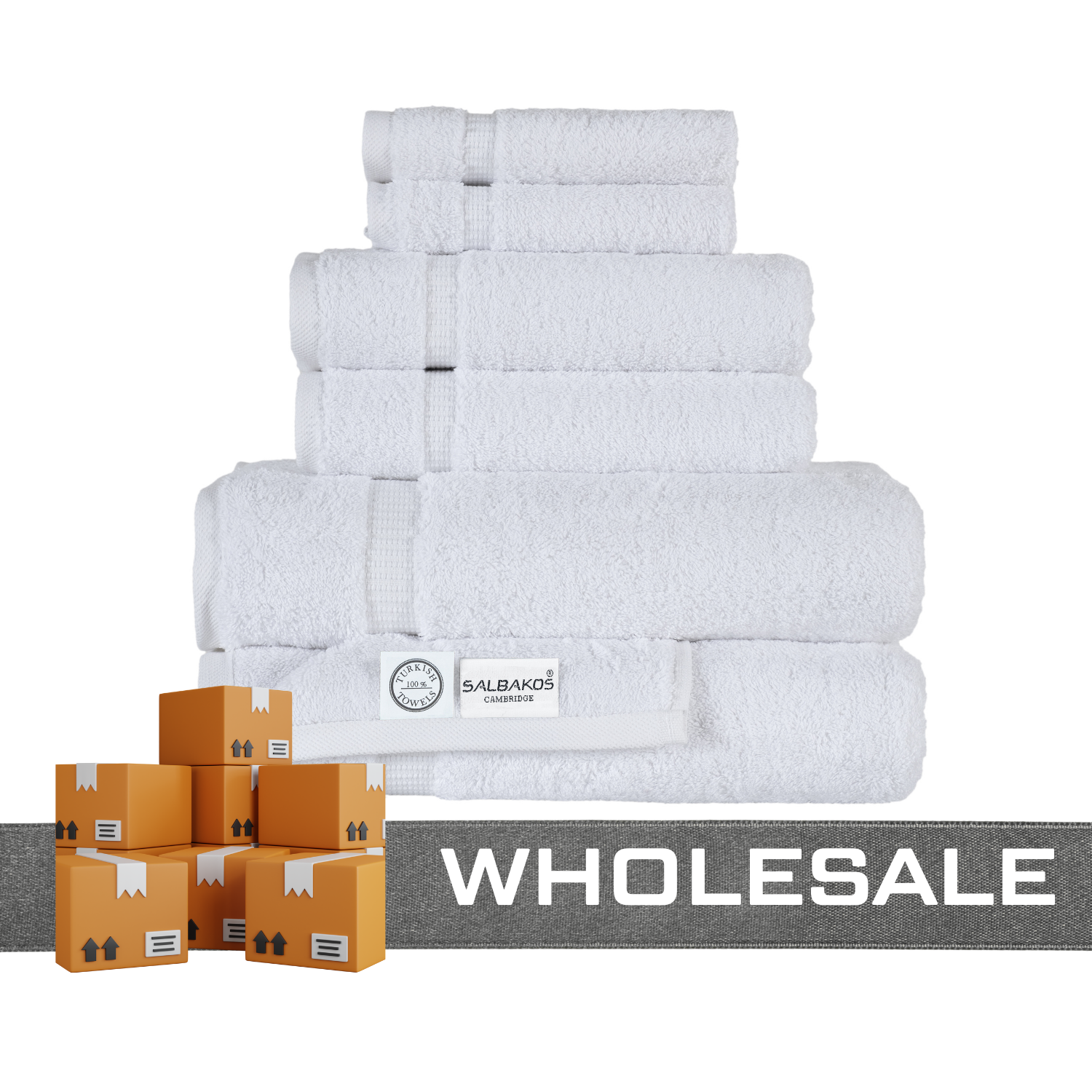 6 Piece Towel Sets - Wholesale Premium Towel Sets - 10 Set Case Pack