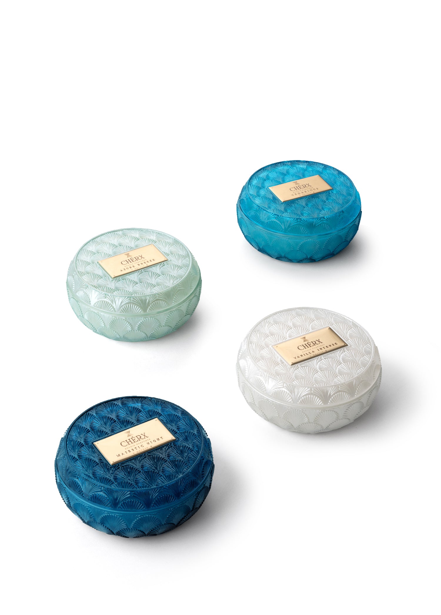Coastal Escape Glass Bowl Candle Set