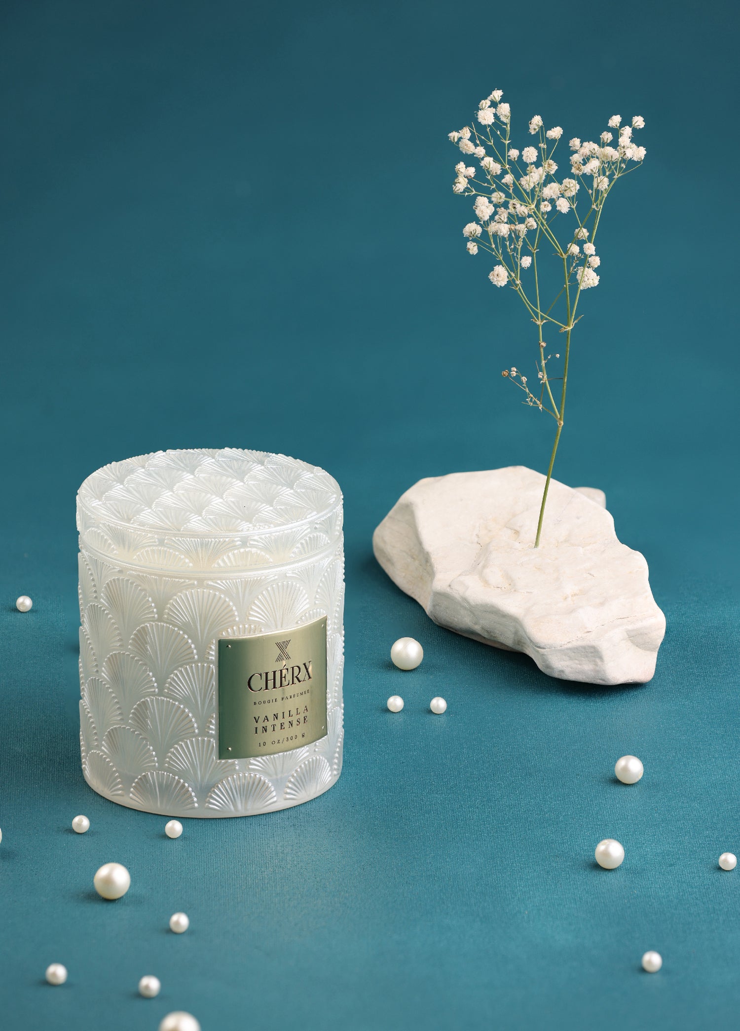 Vanilla Intense Glass Jar Candle