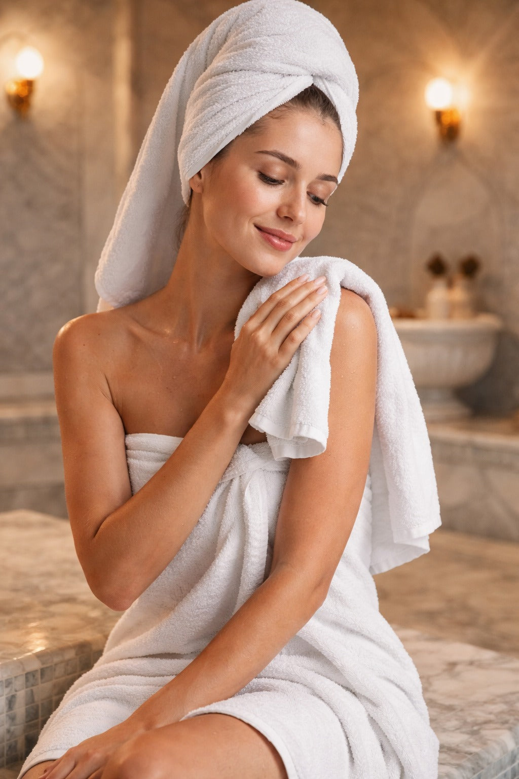5 Piece Bath Sheet Towels - Wholesale Premium Towel Sets - 4 Set Case Pack