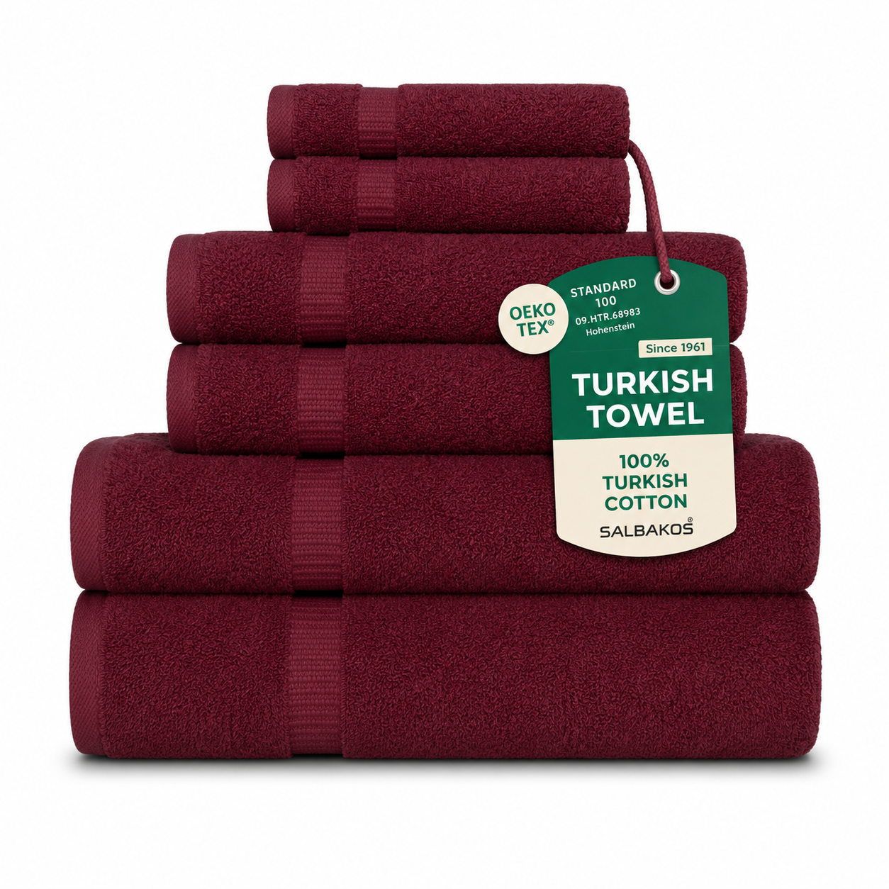 CAMBRIDGE 6-TEILIGES HANDTUCH-SET