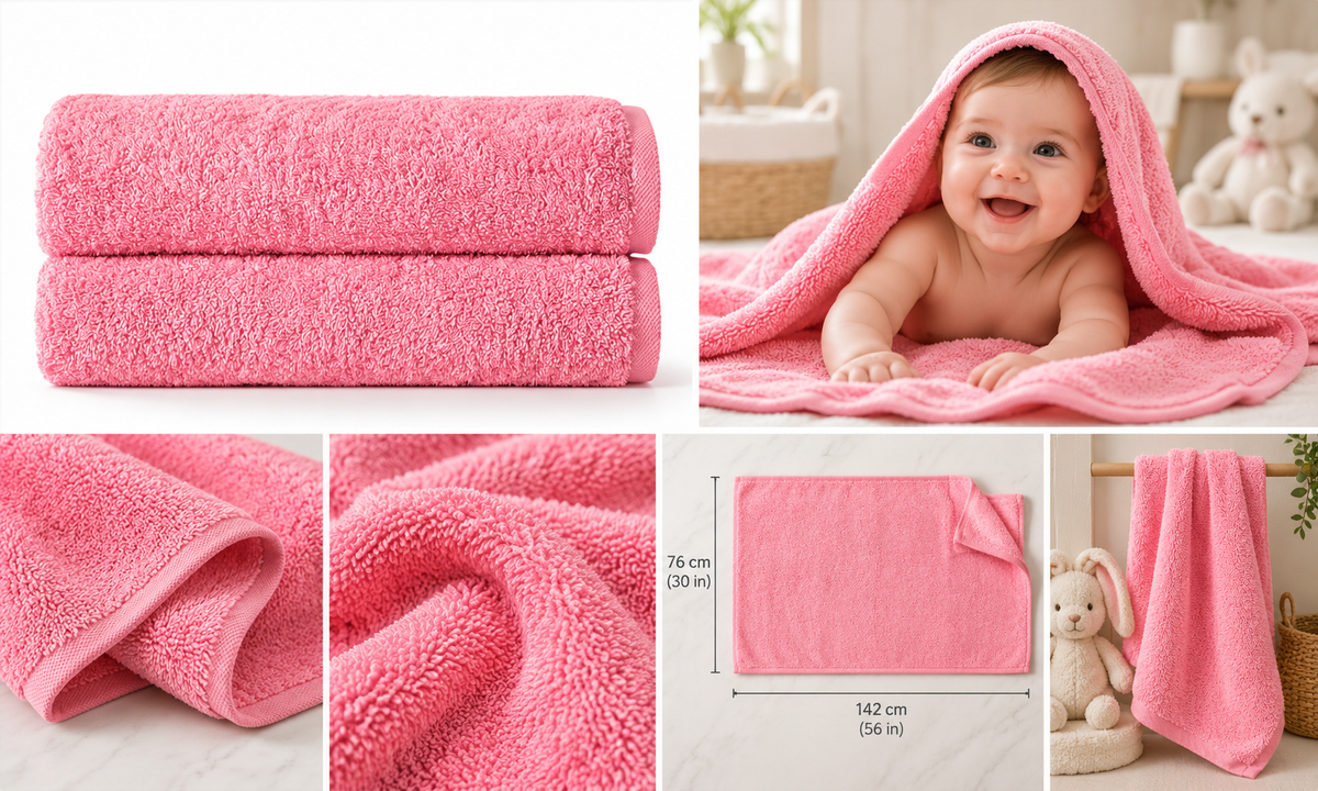 SALBAKOS Soft Baby Towel - 30x56"