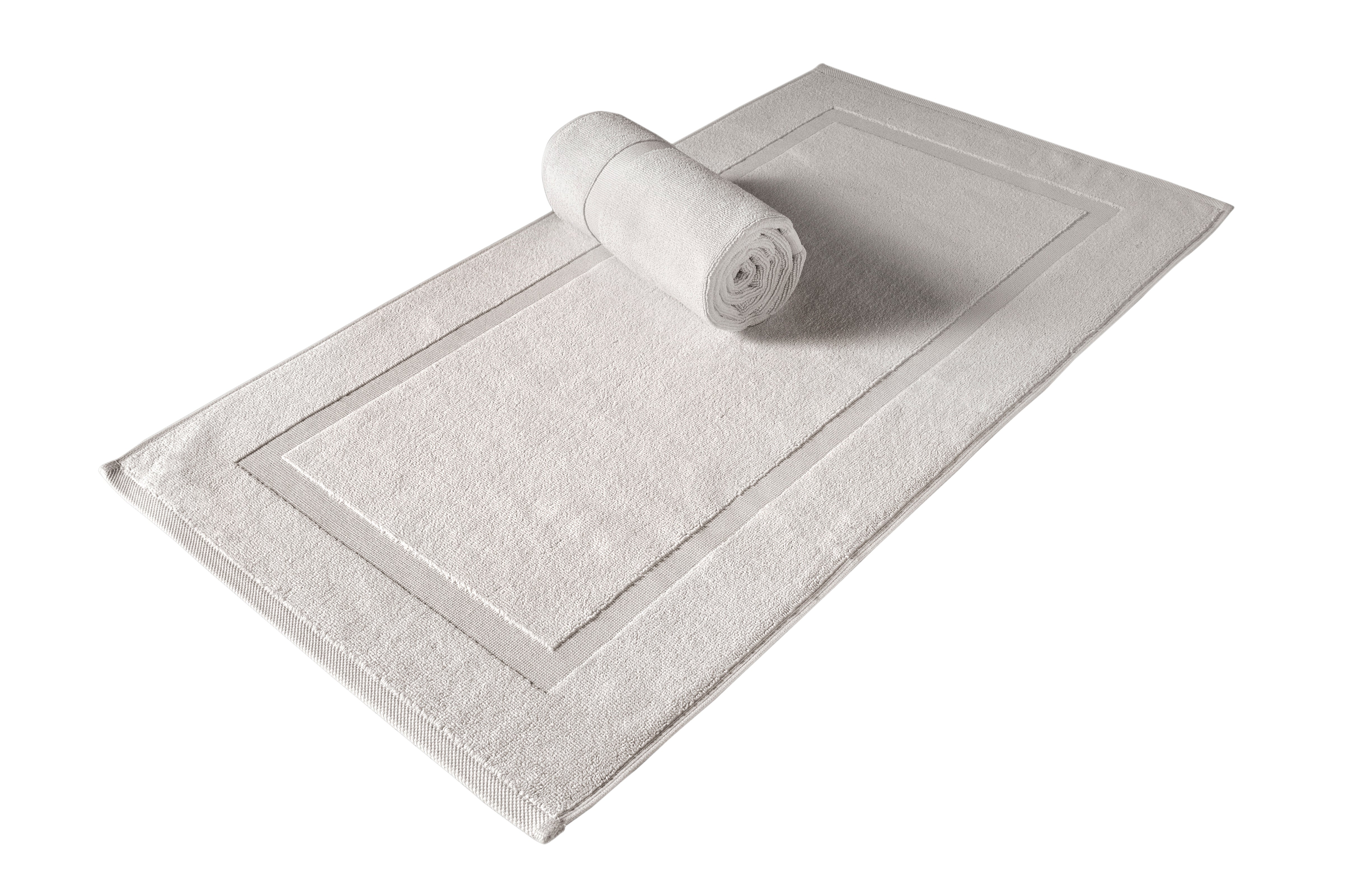 PANEL BANDED 2 PC BATH MAT SET