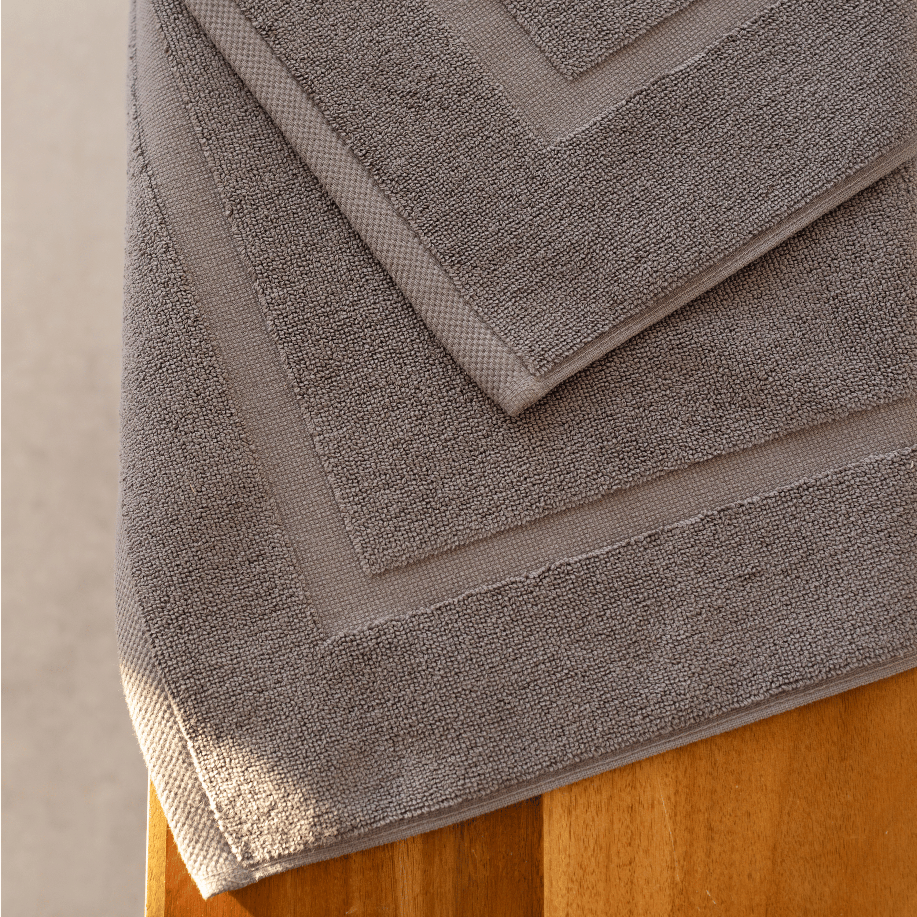 PANEL BANDED 2 PC BATH MAT SET