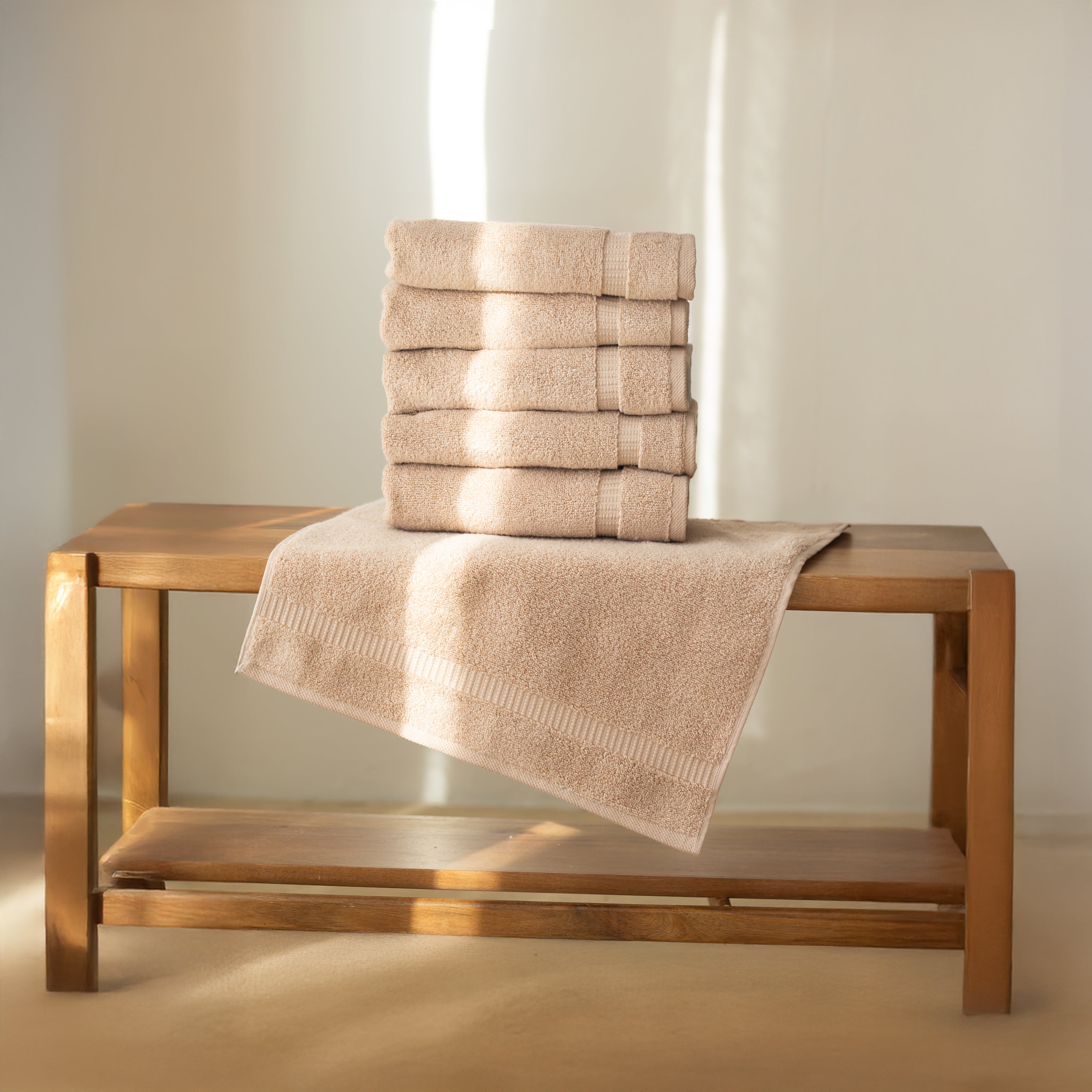 6 Piece Hand Towels - Wholesale Premium Towel Sets - 16 Set Case Pack