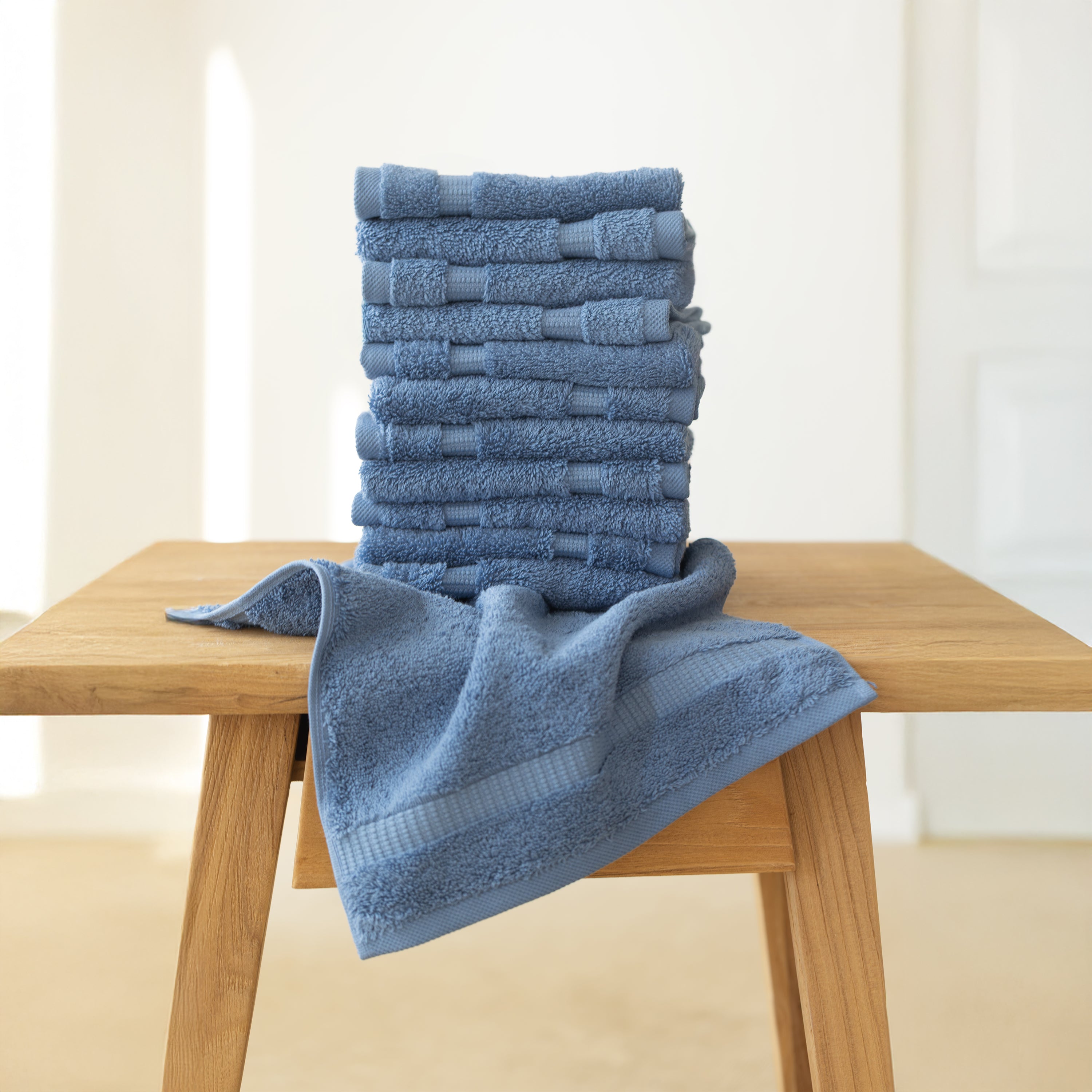 12 Piece Washcloths - Wholesale Premium Towel Sets - 22 Set Case Pack