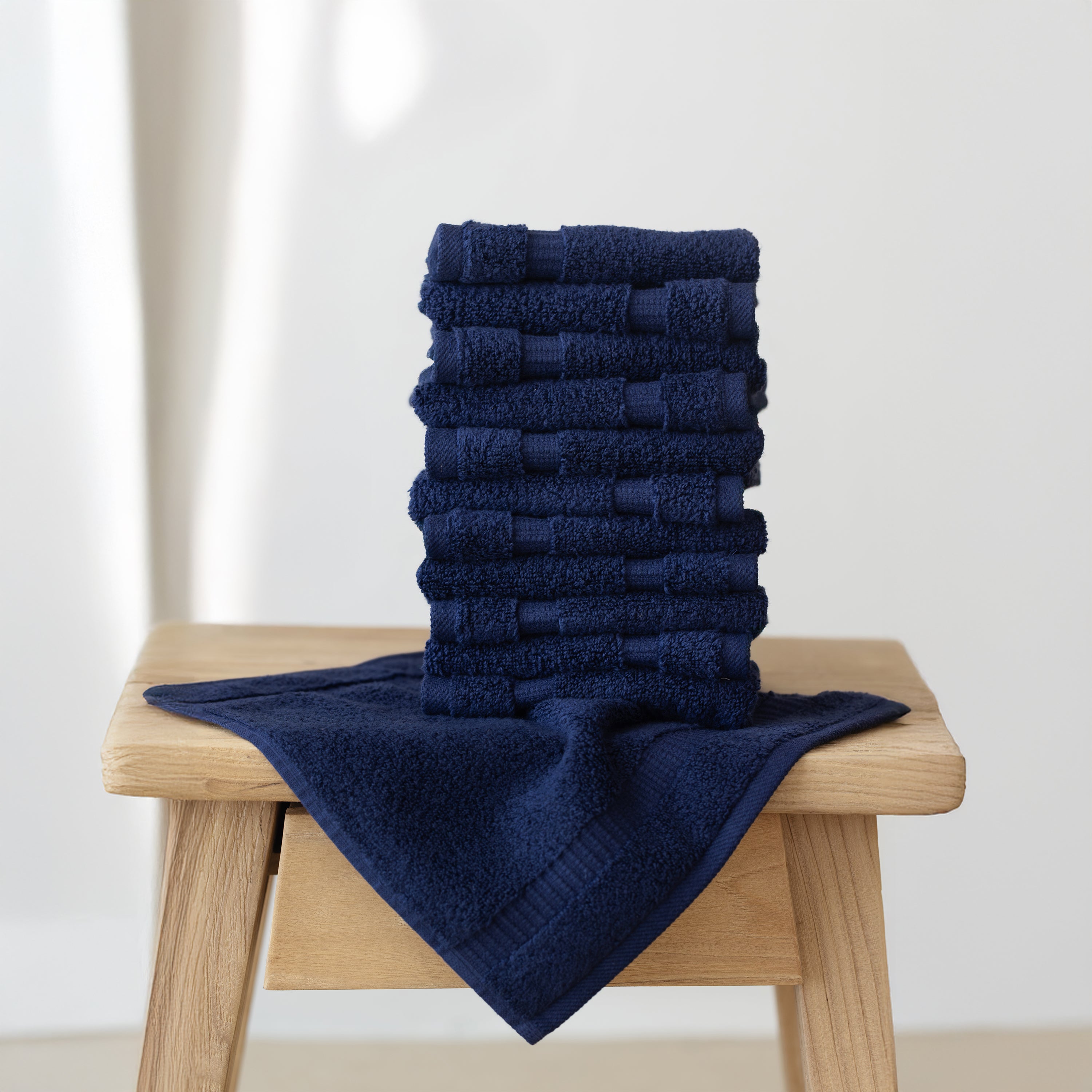 12 Piece Washcloths - Wholesale Premium Towel Sets - 22 Set Case Pack