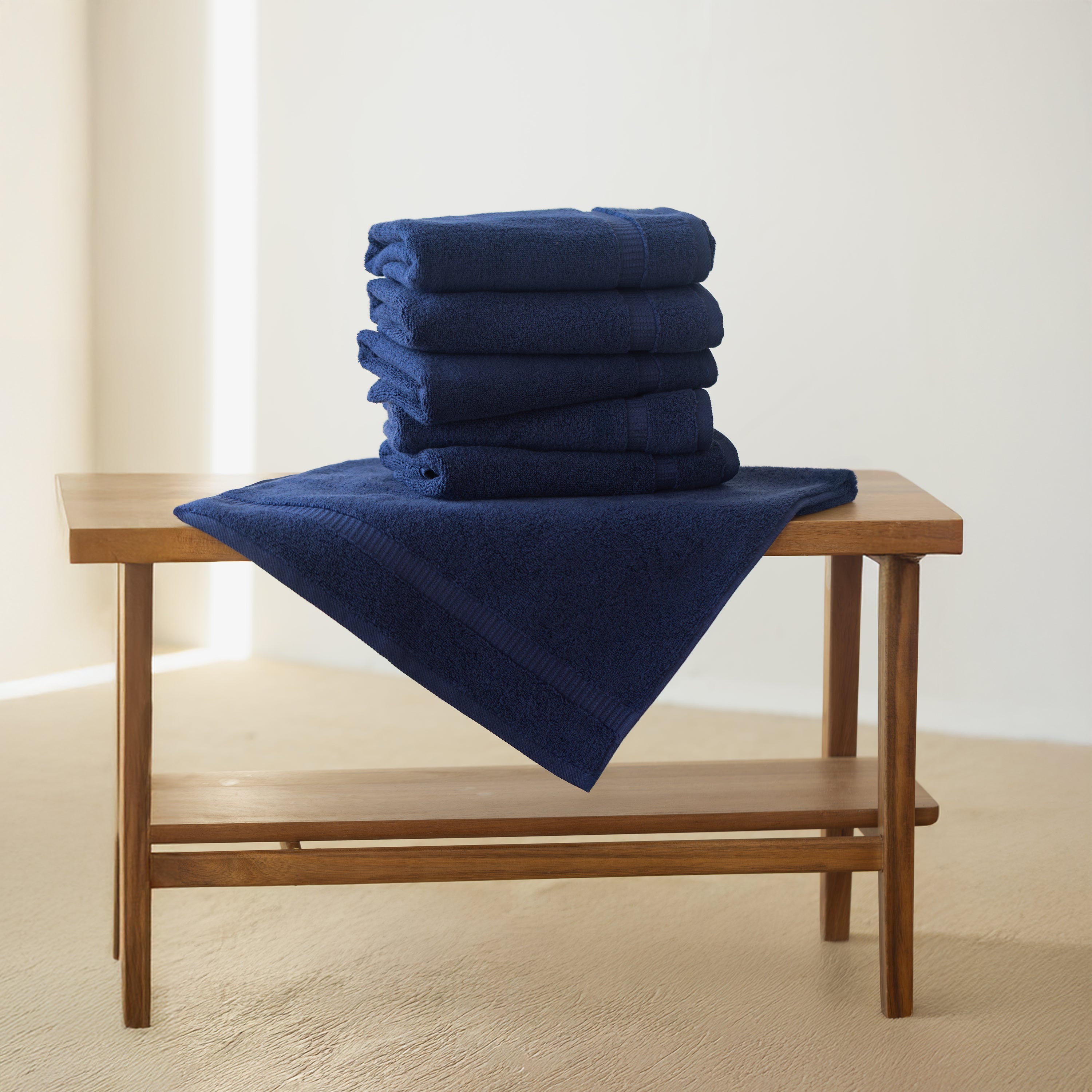 6 Piece Hand Towels - Wholesale Premium Towel Sets - 16 Set Case Pack