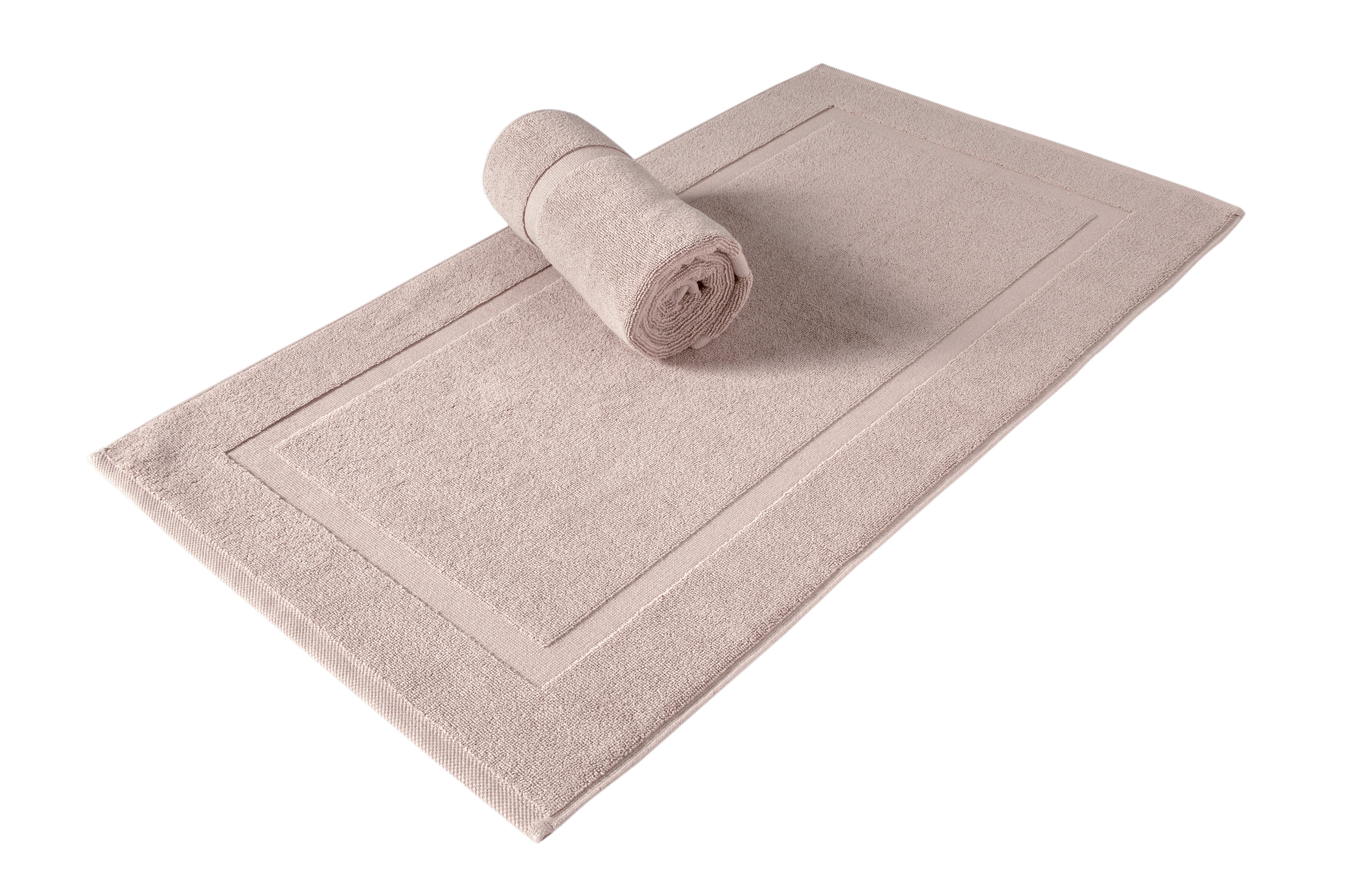 PANEL BANDED 2 PC BATH MAT SET