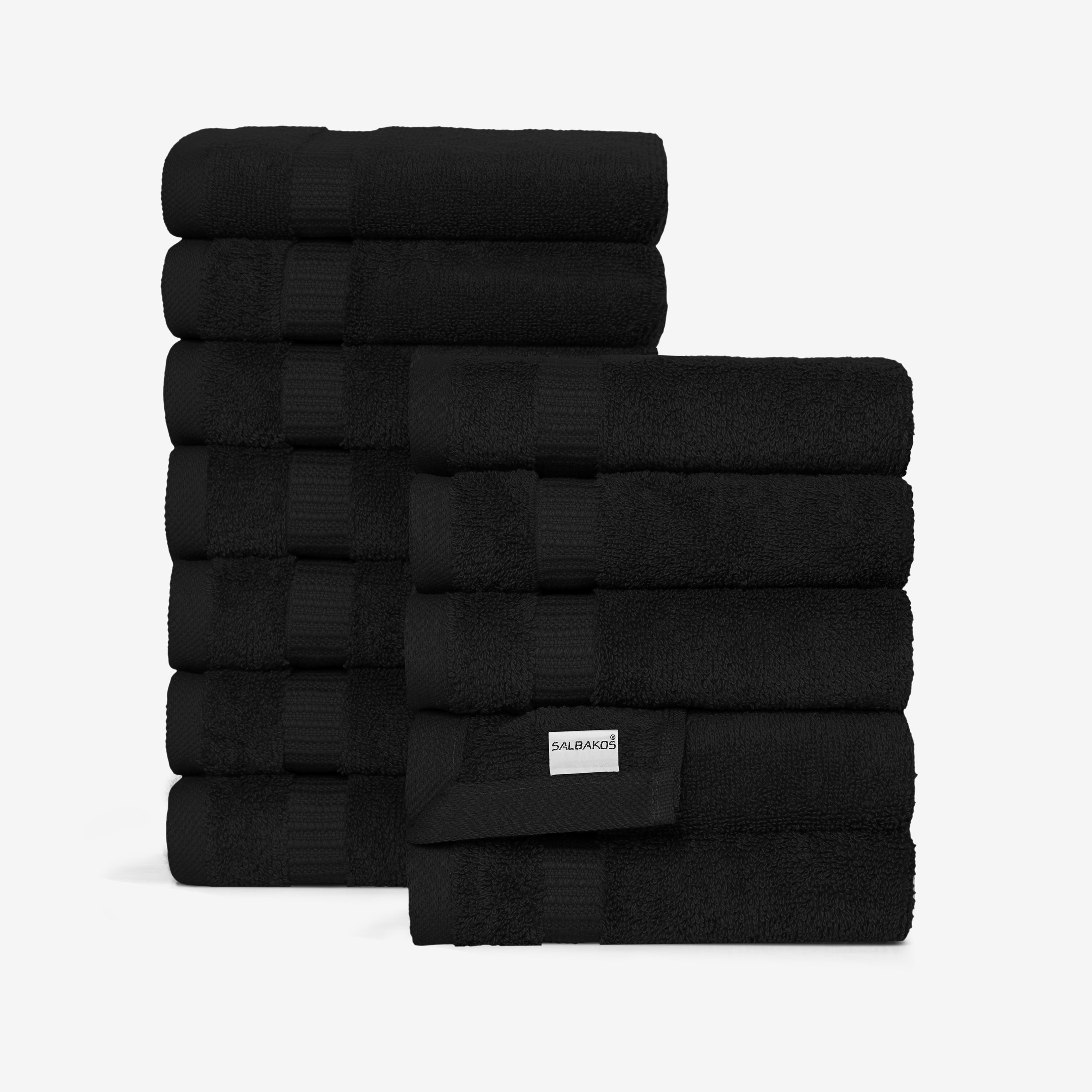 12 Piece Washcloths - Wholesale Premium Towel Sets - 22 Set Case Pack