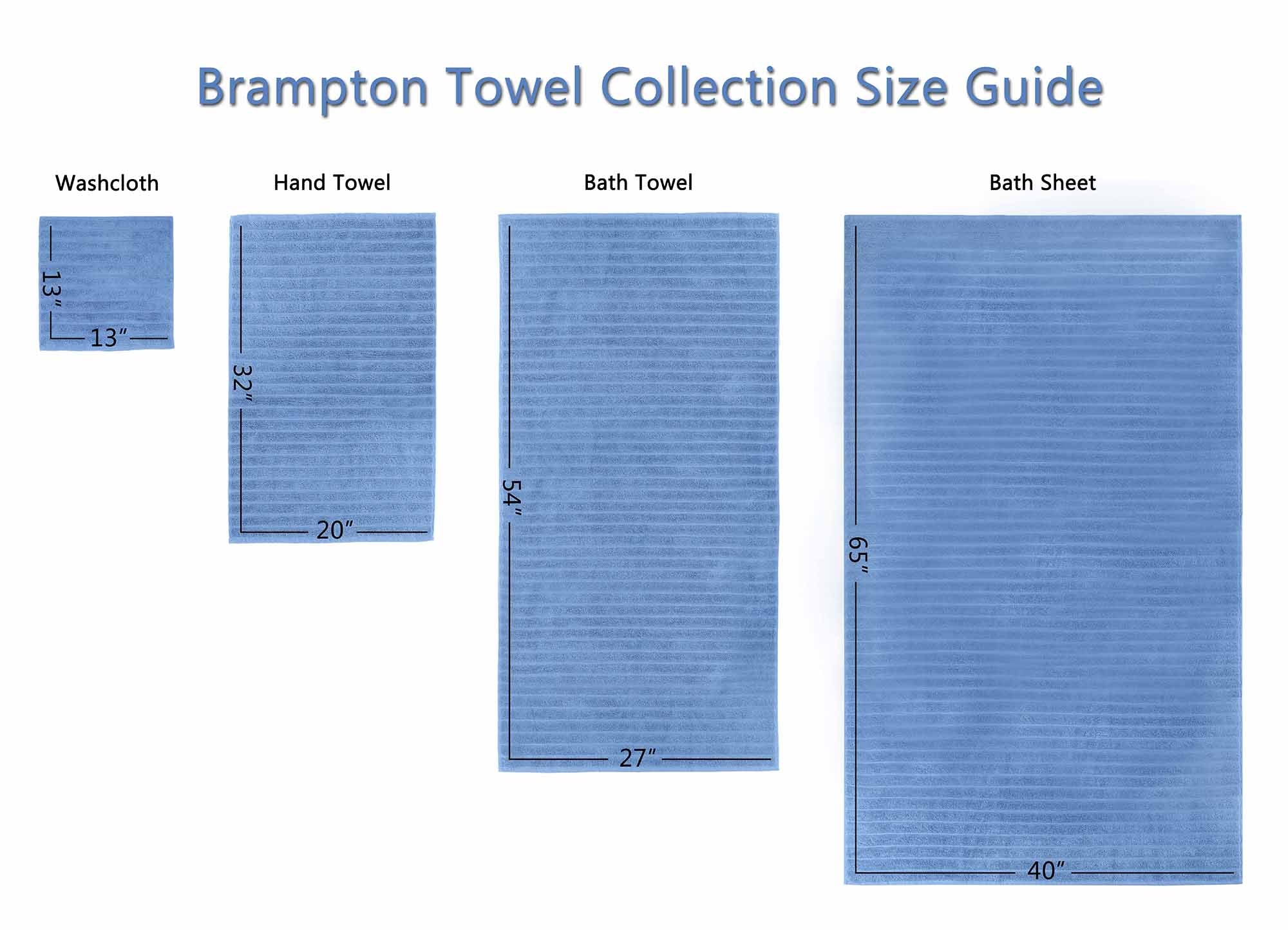 BRAMPTON  BATH SHEET SET OF 3