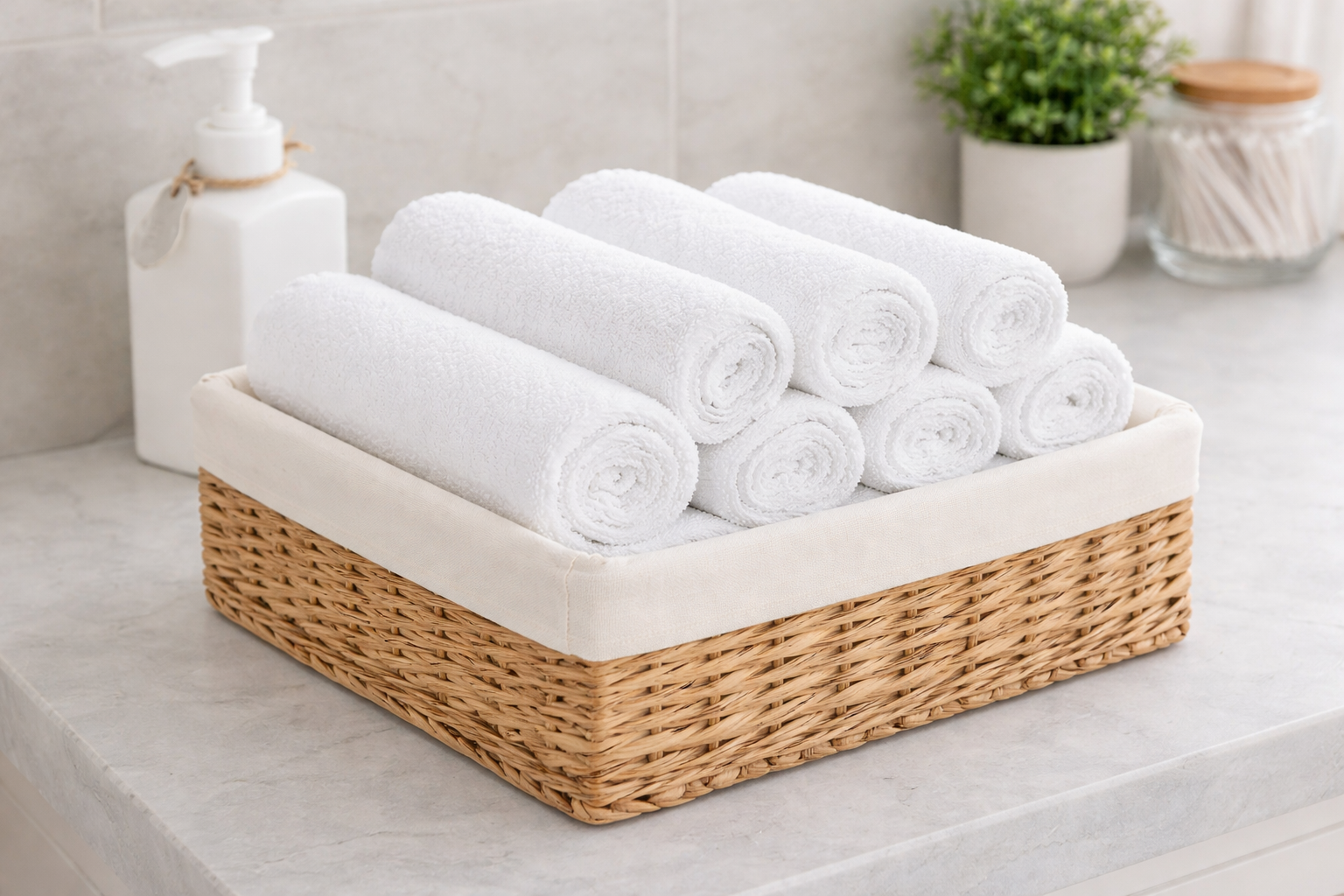 30er-Pack Waschlappen – Premium-Handtuchsets im Großhandel – Karton mit 10 Sets